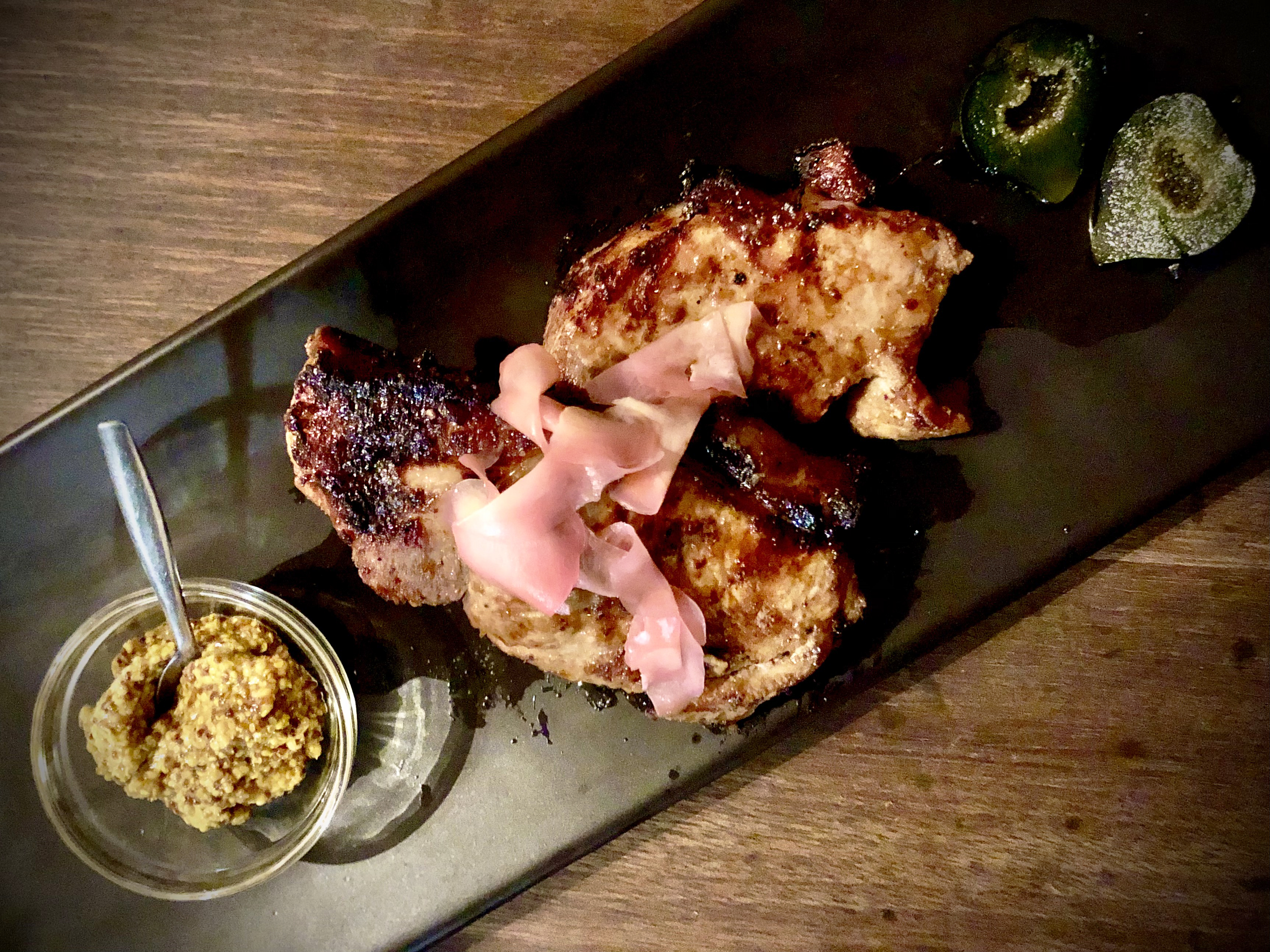 What’s cooking today: Braaied pork loin chops with green fig preserve