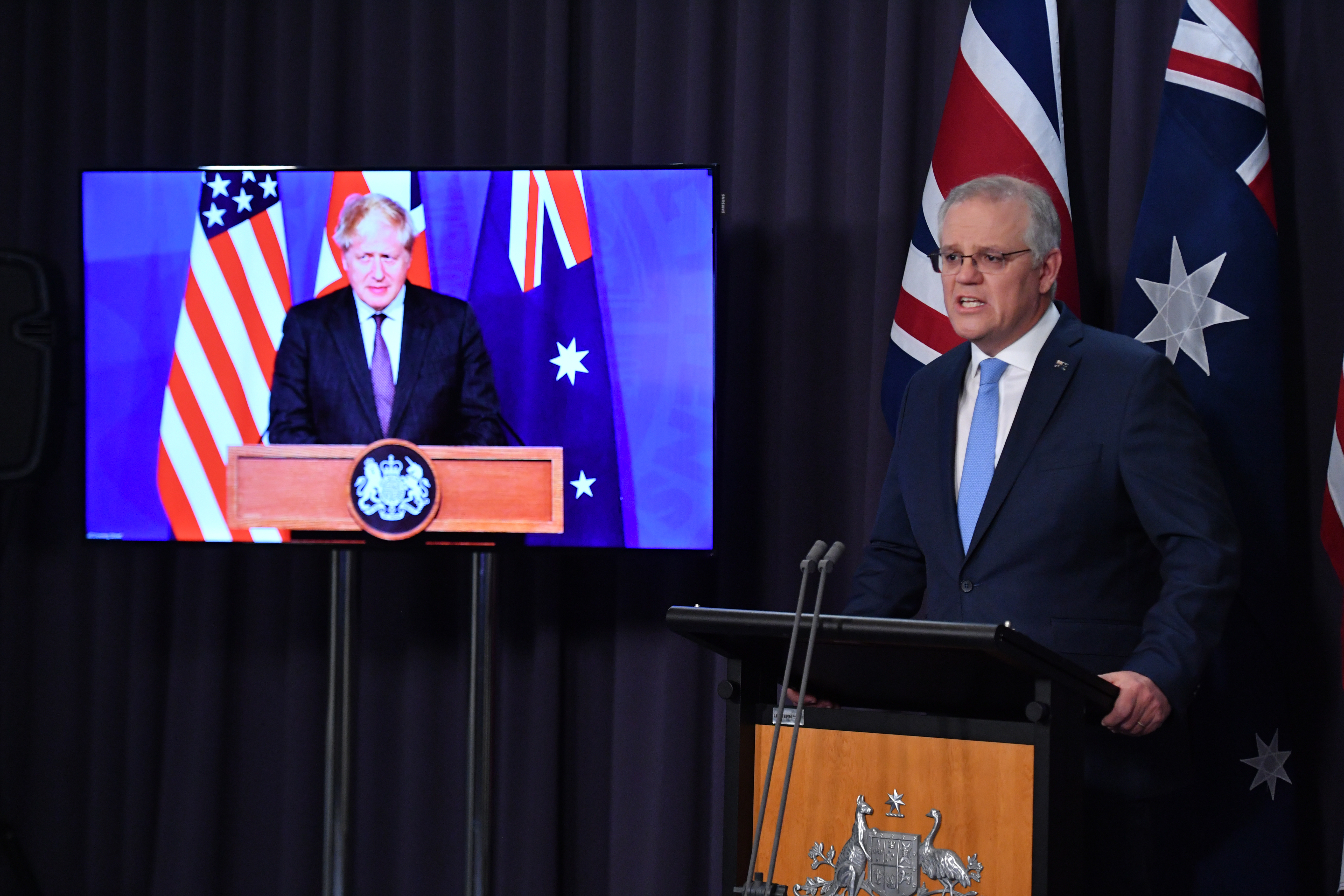 Australia, UK and the US launch security pact AUKUS