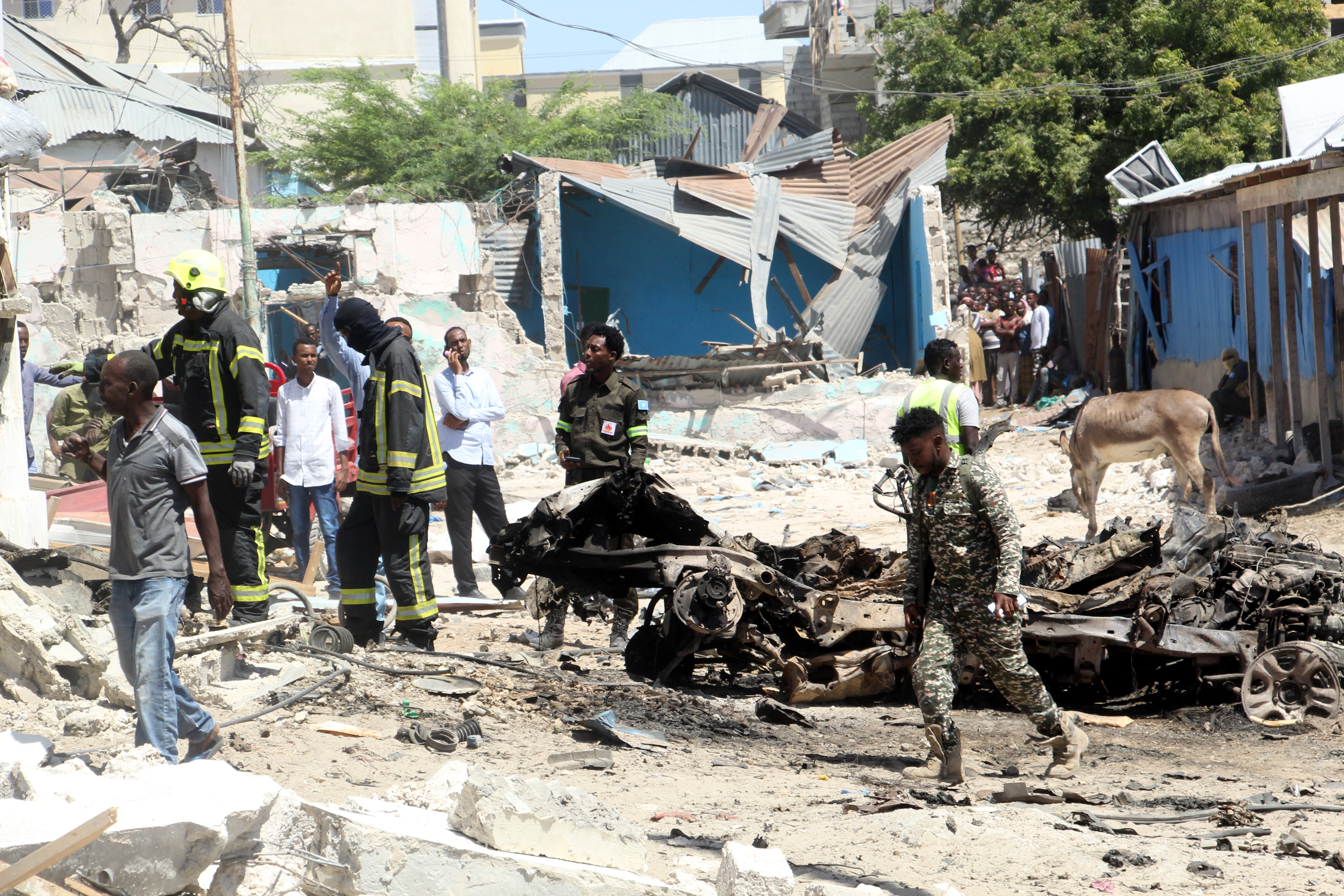 Suicide bomb blast in Mogadishu