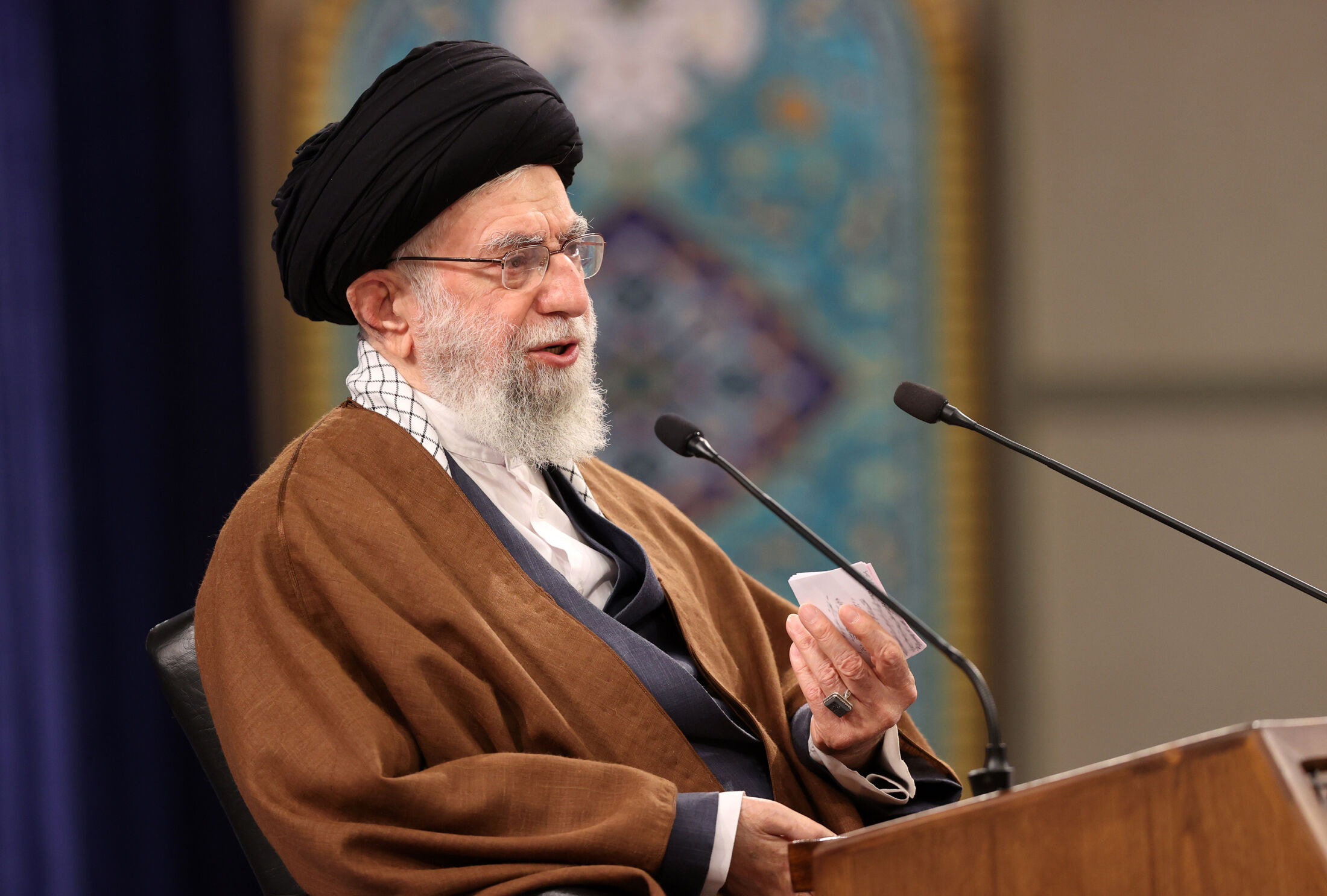 Iranian supreme leader Ayatollah Ali Khamenei