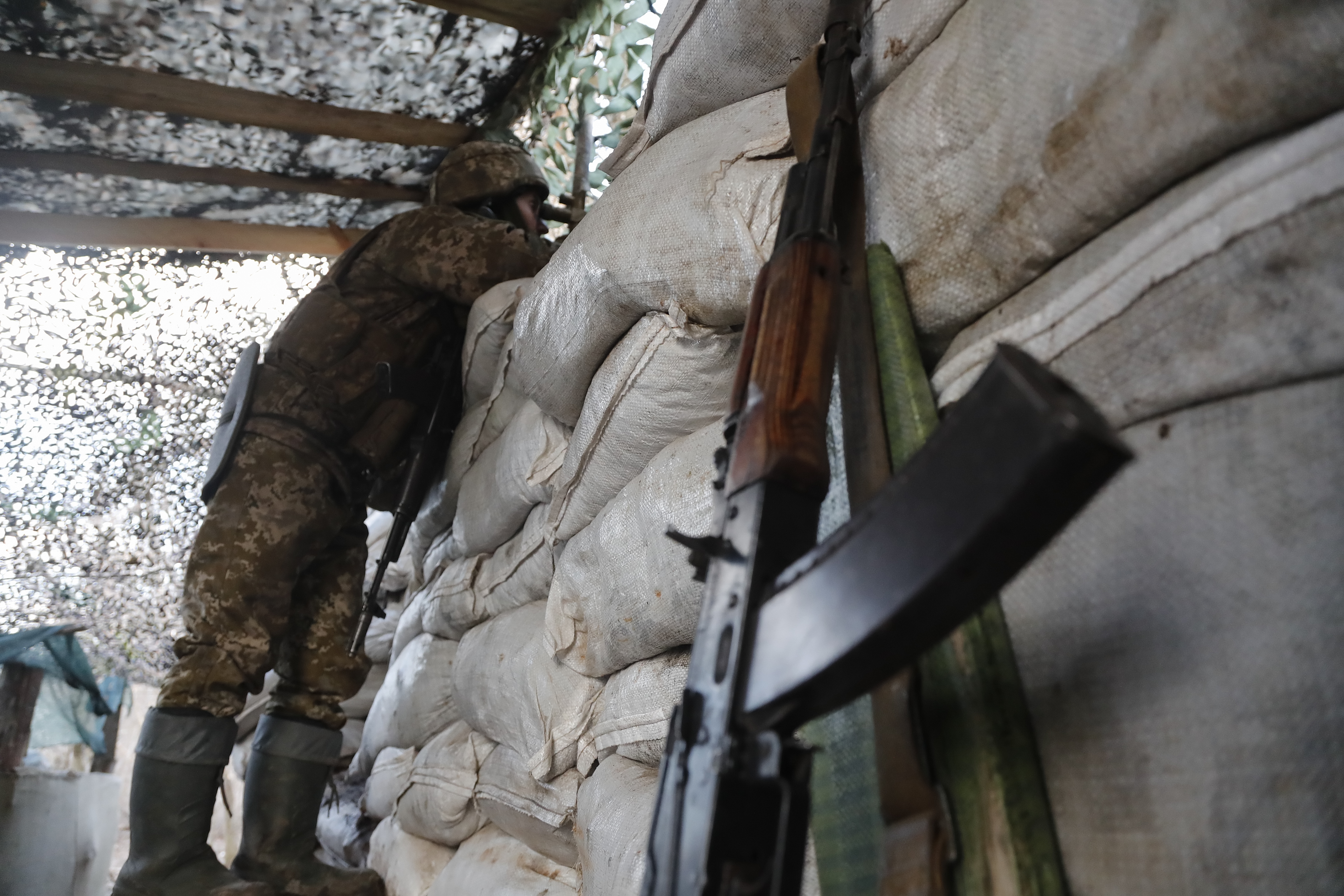 Situation on a front line in the East of Ukraine