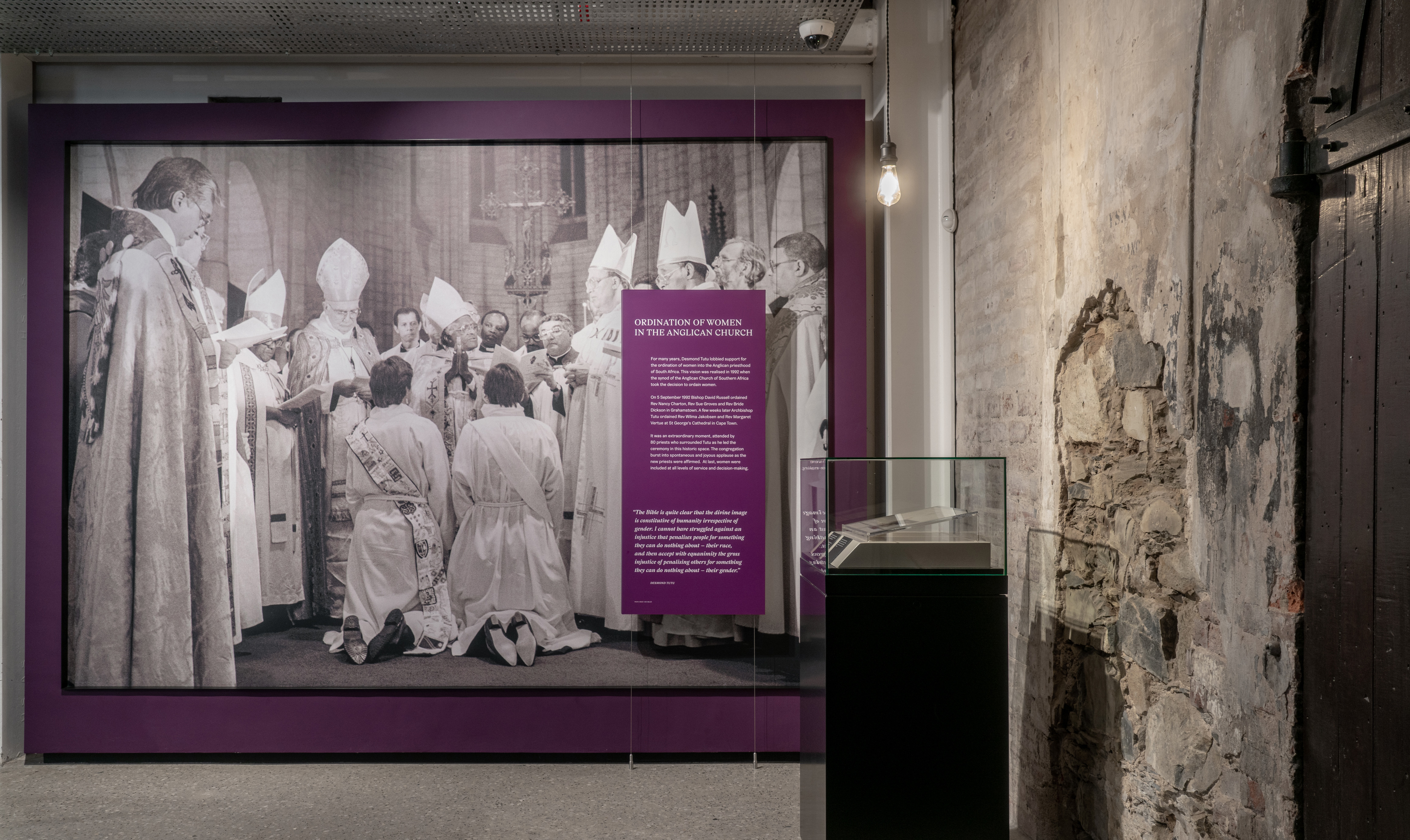 Archbishop Tutu at the first women’s ordination service in the Diocese of Cape Town