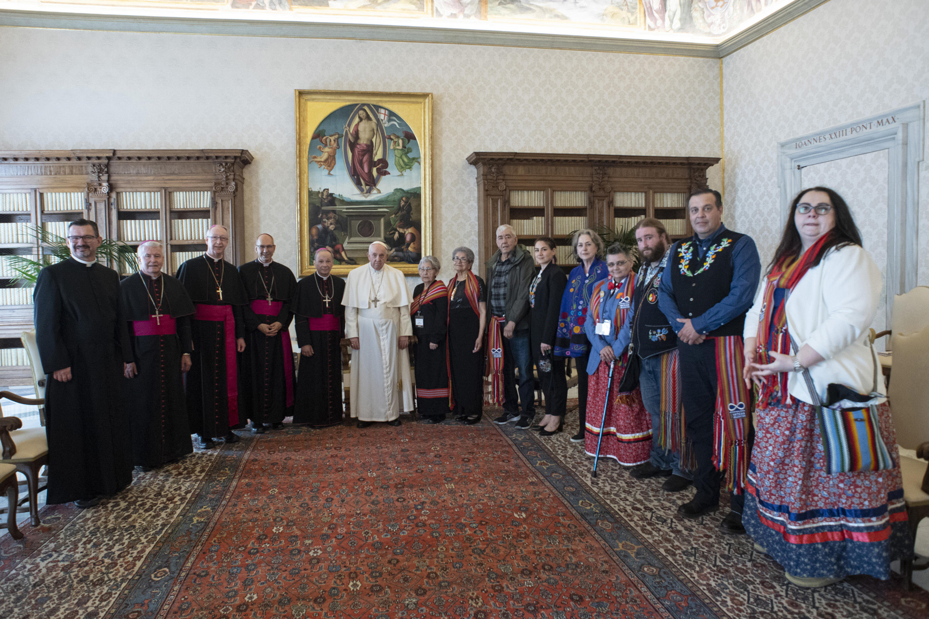 Pope Francis receives Members of the indigenous peoples