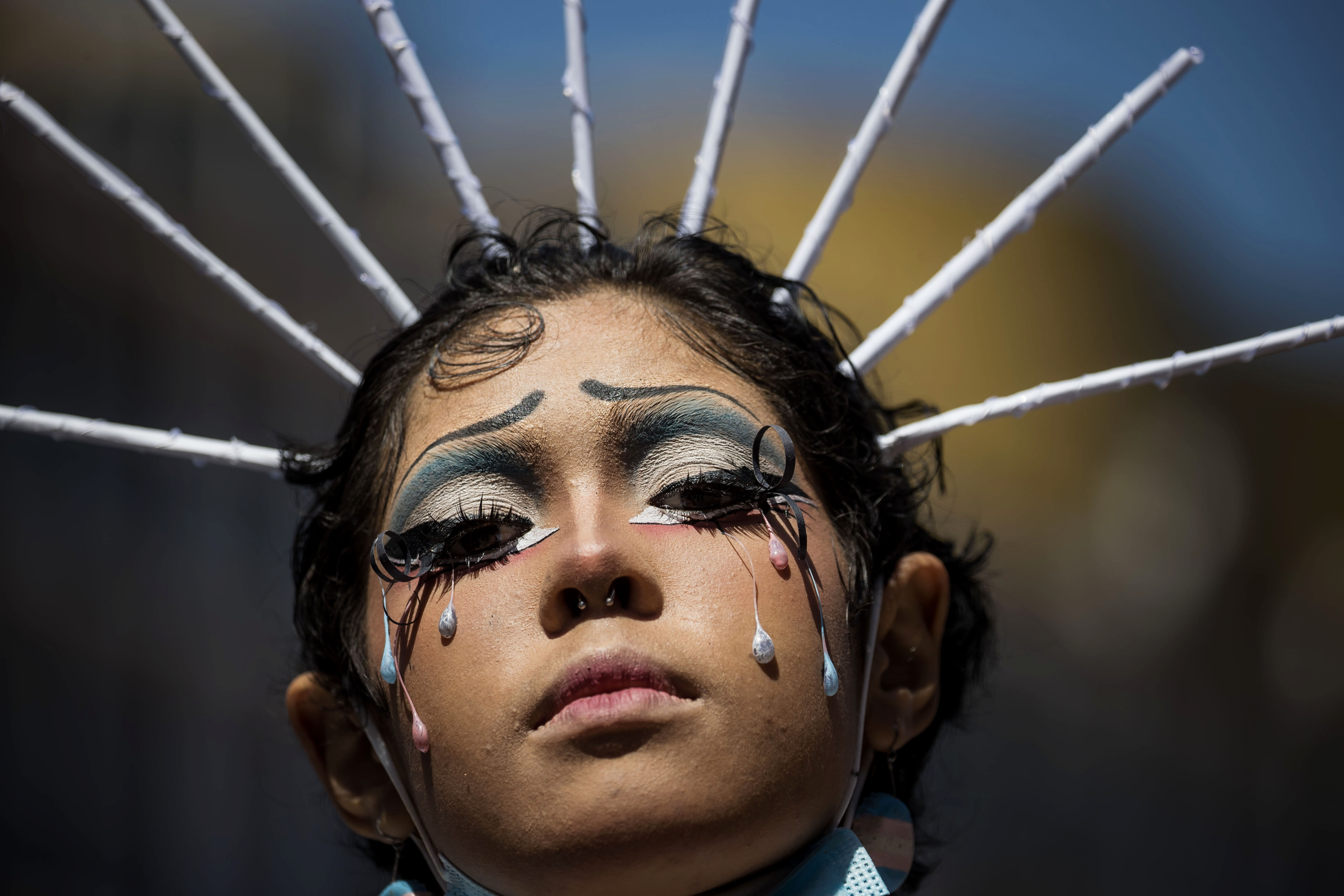 Demonstration demanding rights for the LGBT+ community in Caracas