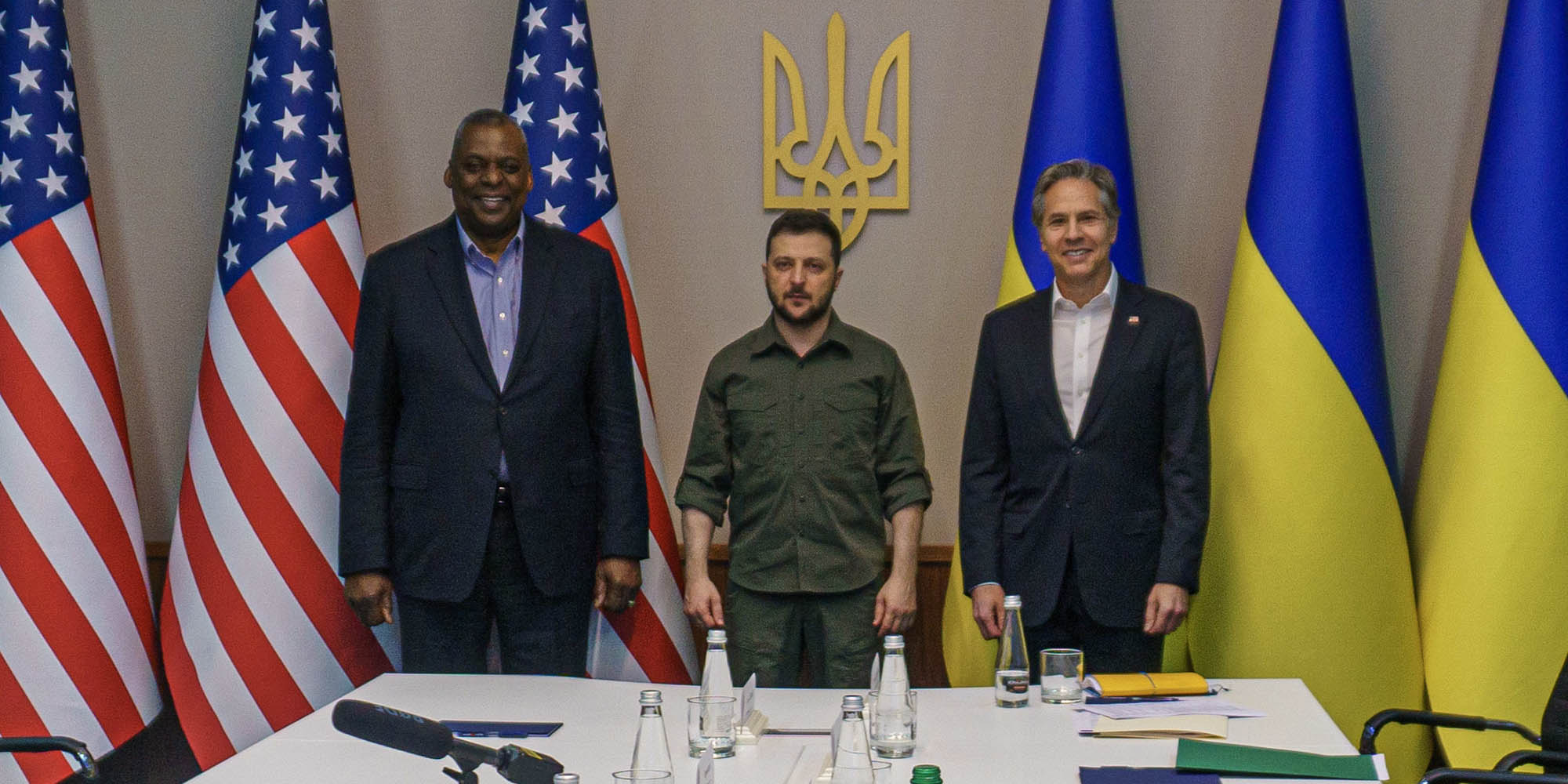 US vows to step up arms deliveries; Biden officials meet Zelensky in Kyiv