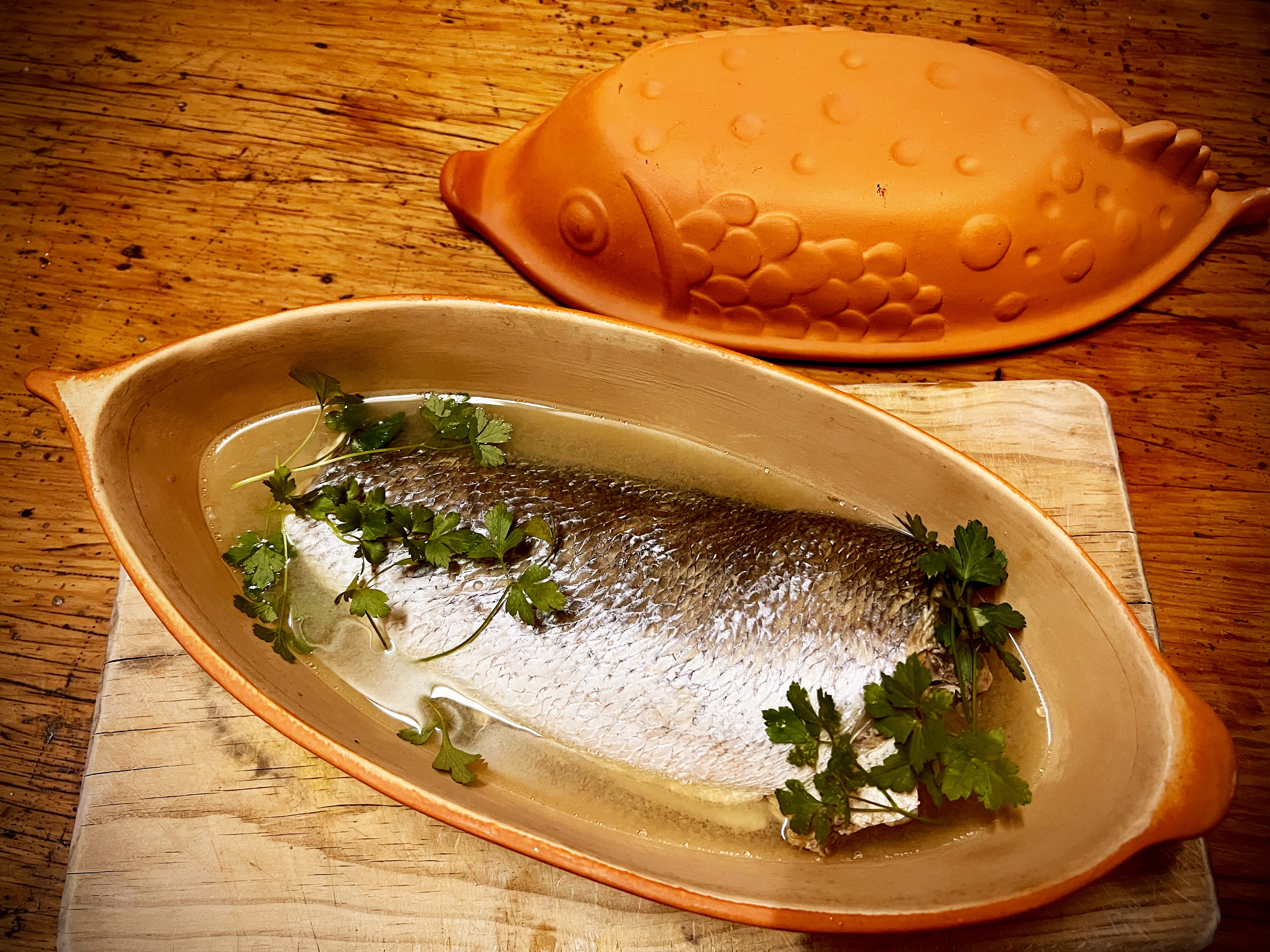 Throwback Thursday: Fish poached in court-bouillon