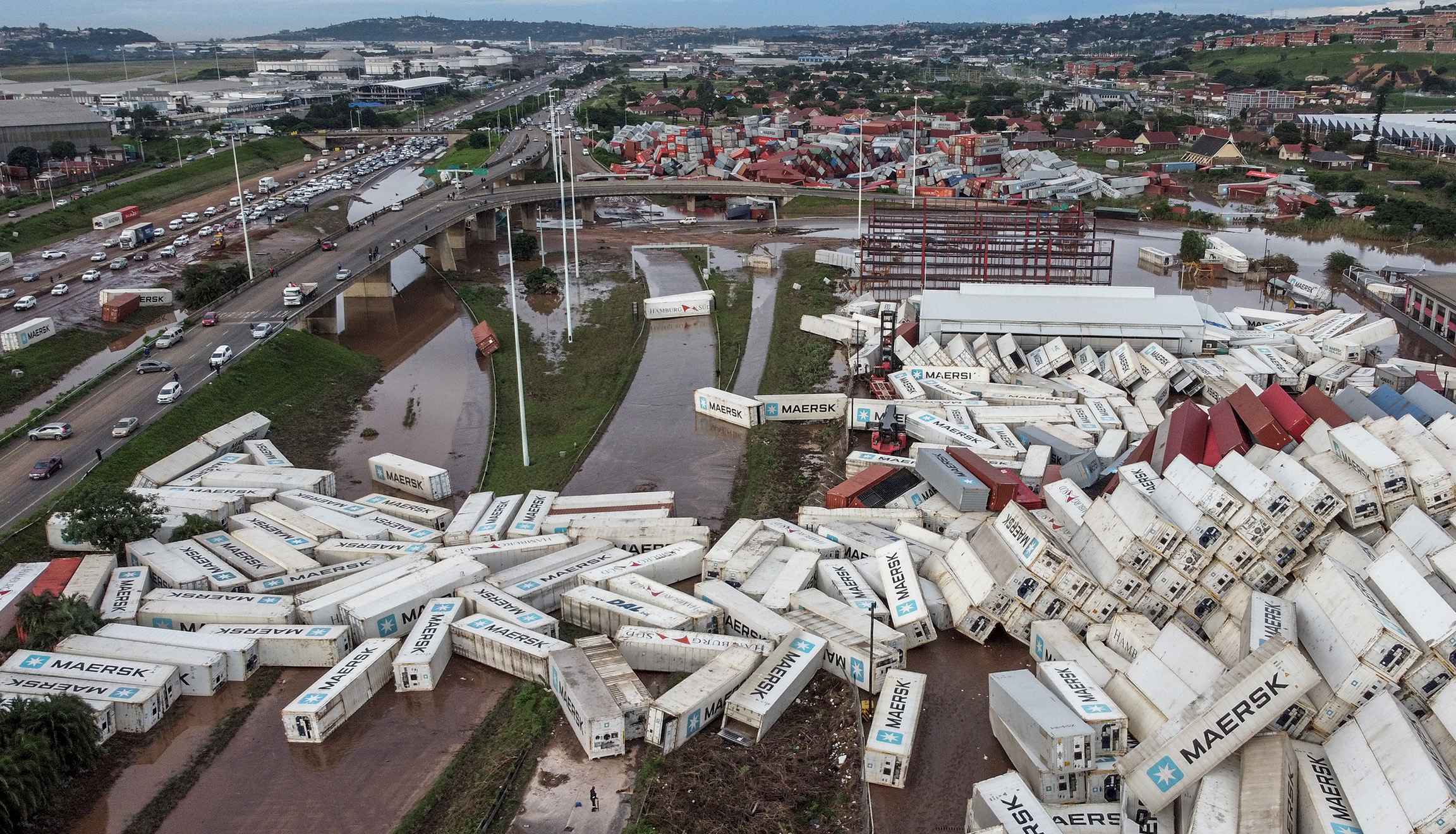 Transnet scrambles to repair KZN flood damage as jobseekers invade construction sites