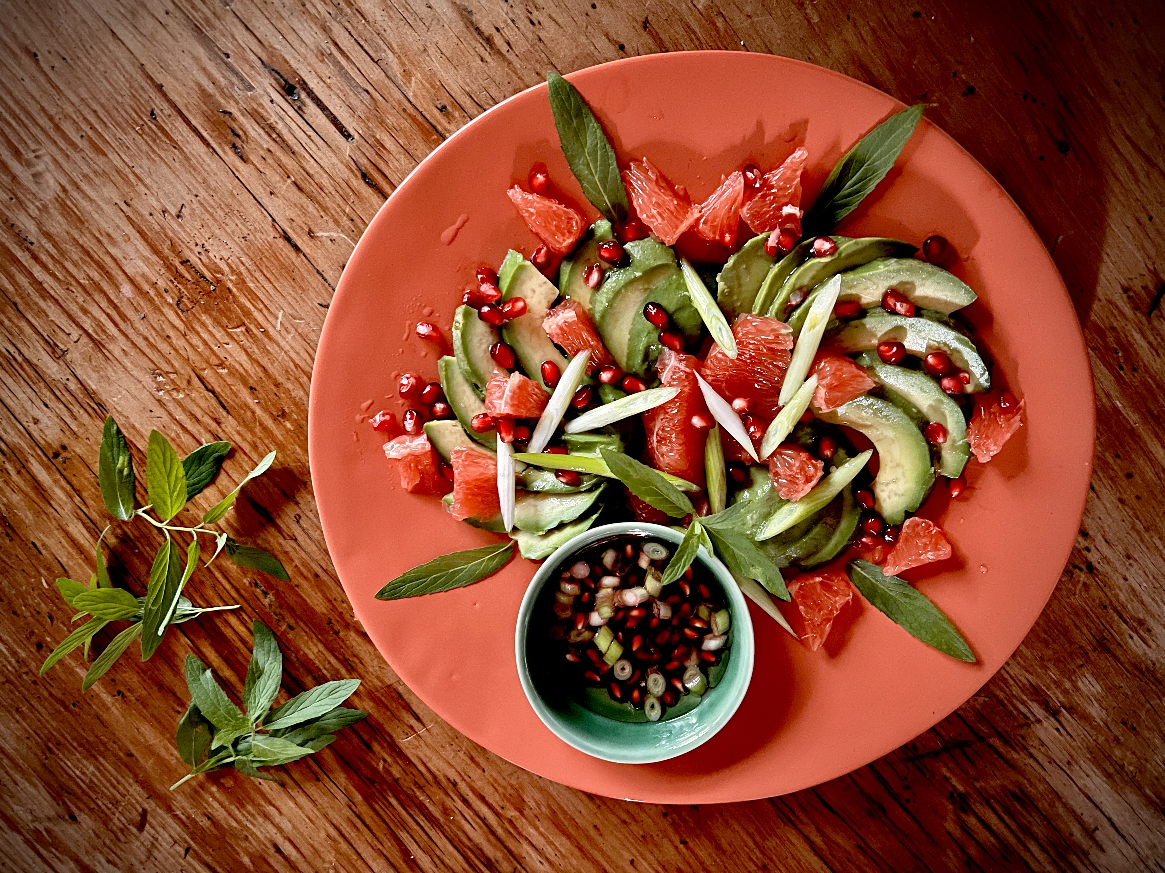 What’s cooking today: Avocado & pink grapefruit salad