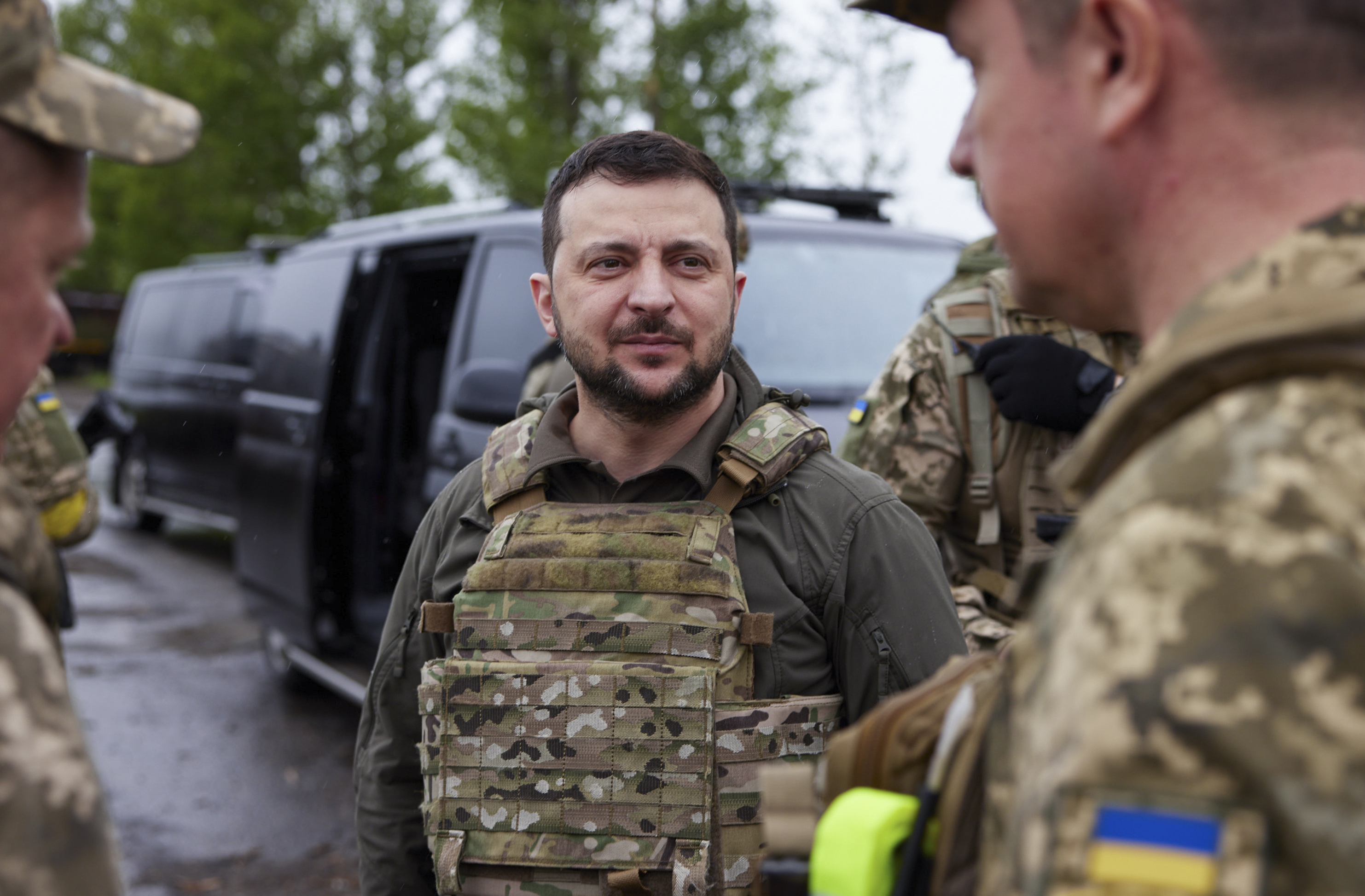 Ukrainian President Zelensky's working trip to the Kharkiv region