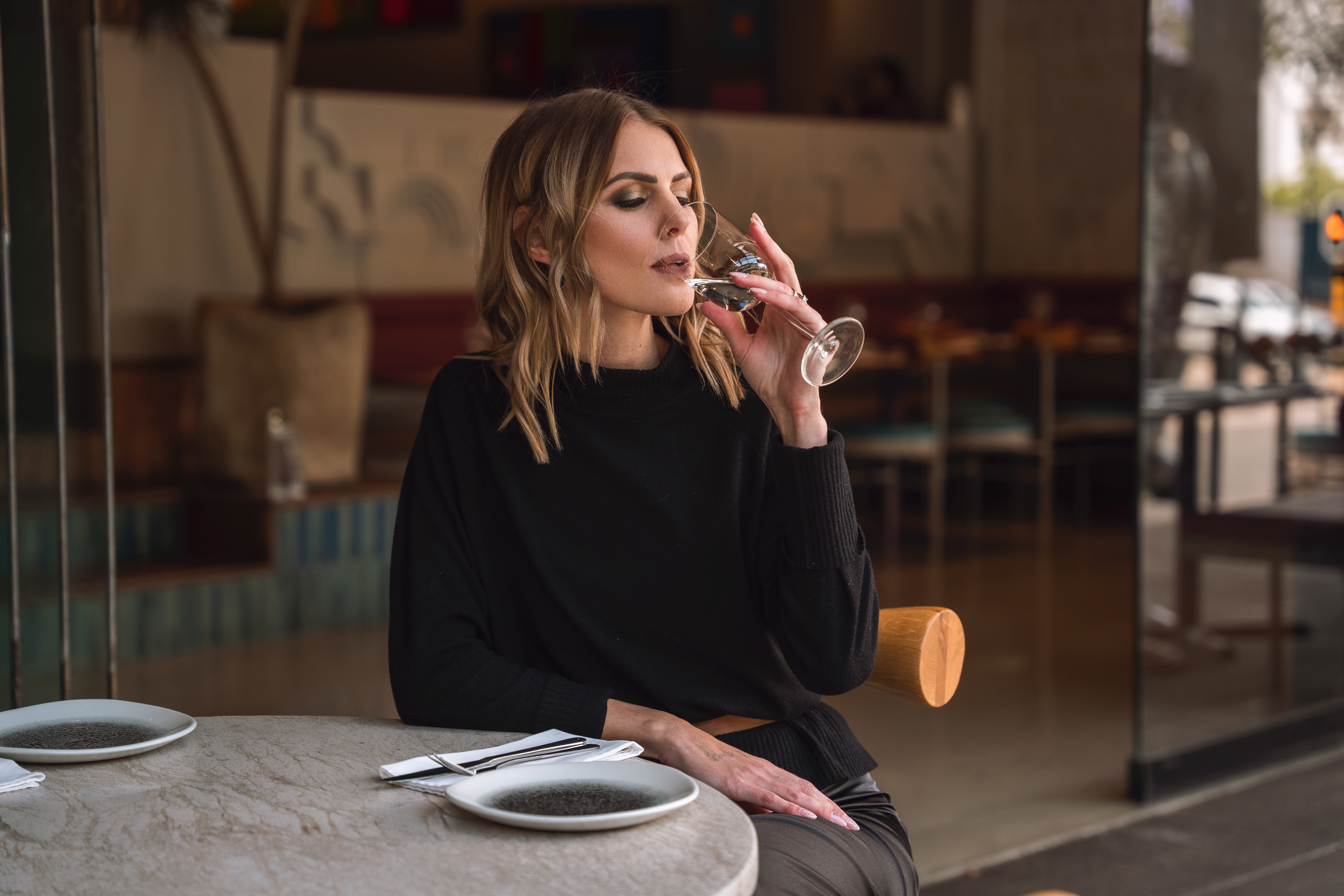 In the belly of the Nellie with the sommelier of water