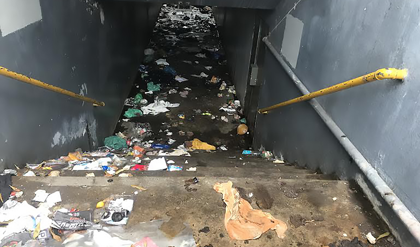 Muted response from Metrorail as residents, commuters endure squalid Lansdowne station