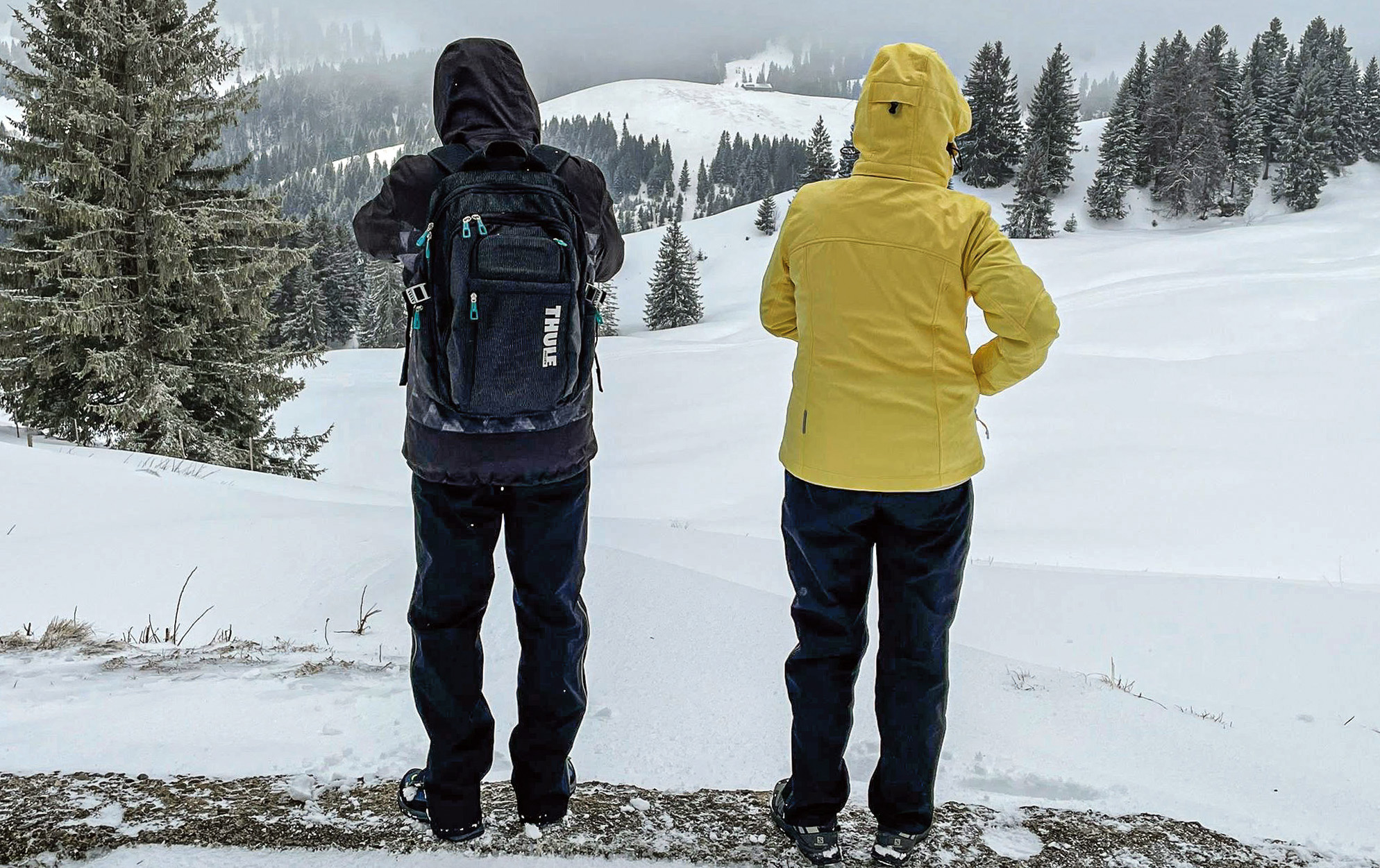 With a little alp from my kids – making snowy memories with skis, trampolines and pub football