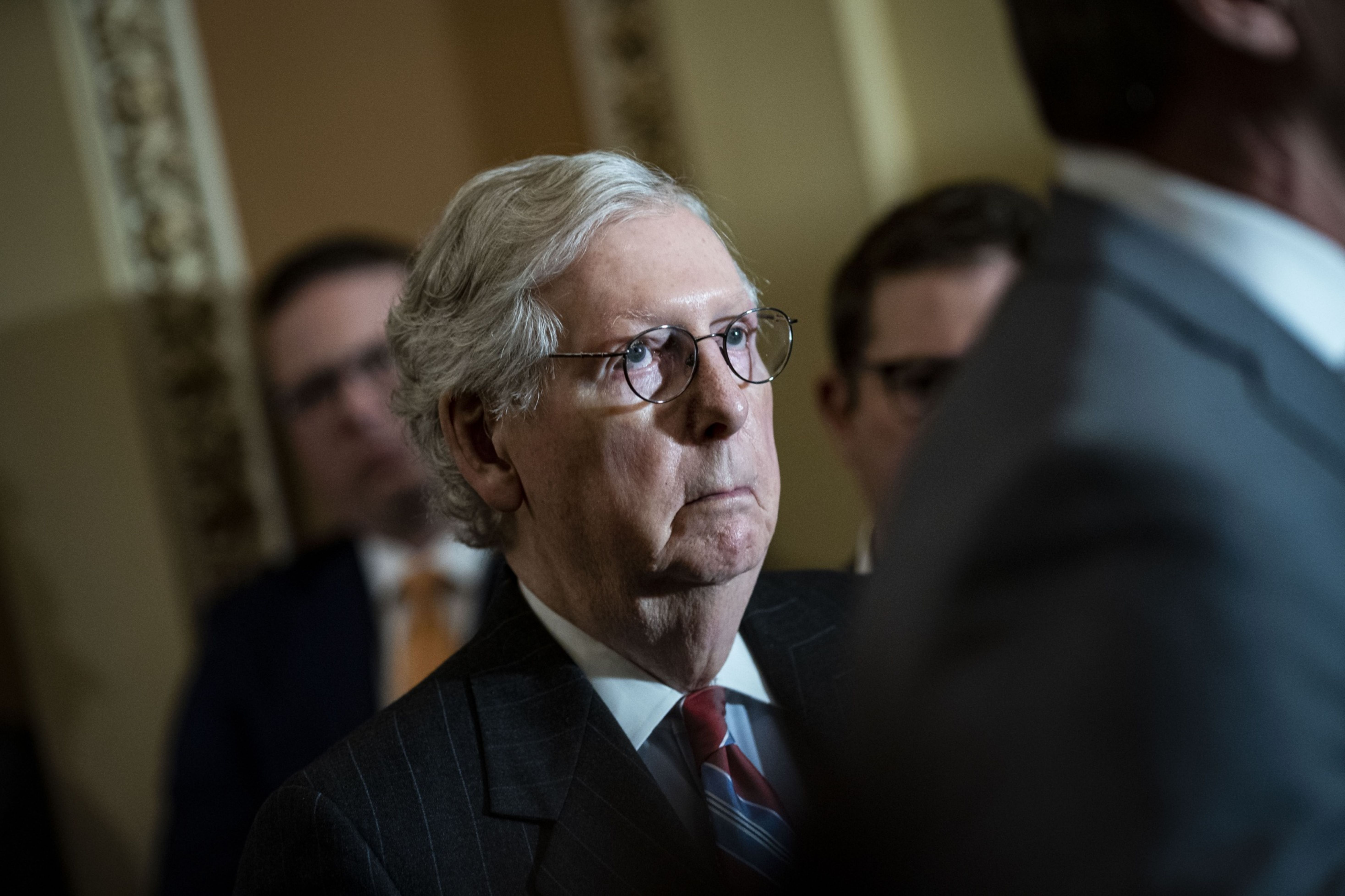McConnell Floats Tentative Backing of Gun Bill, With Big Caveat