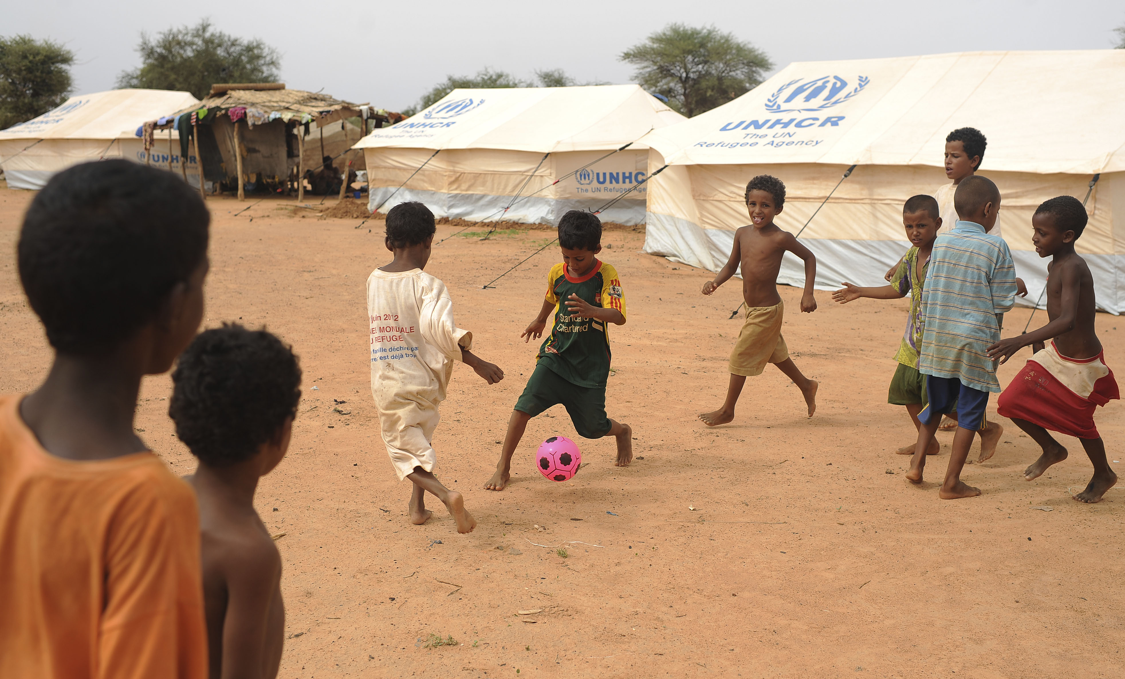 Refugees camp near Dori, Burkina Faso