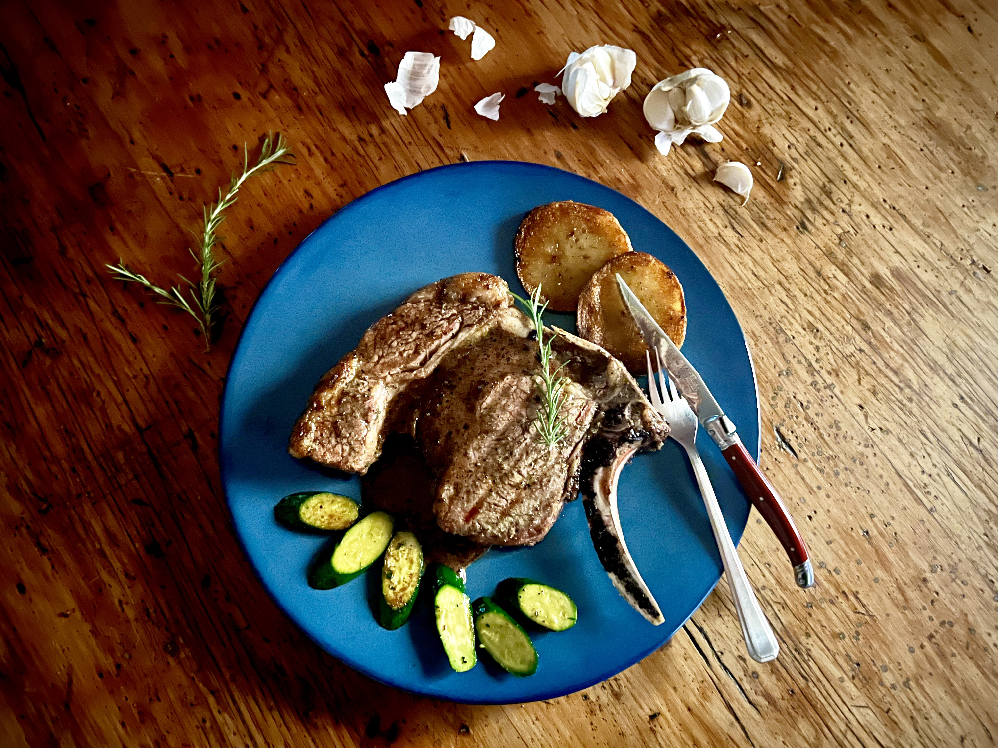 What’s cooking today: Roast tomahawk steak