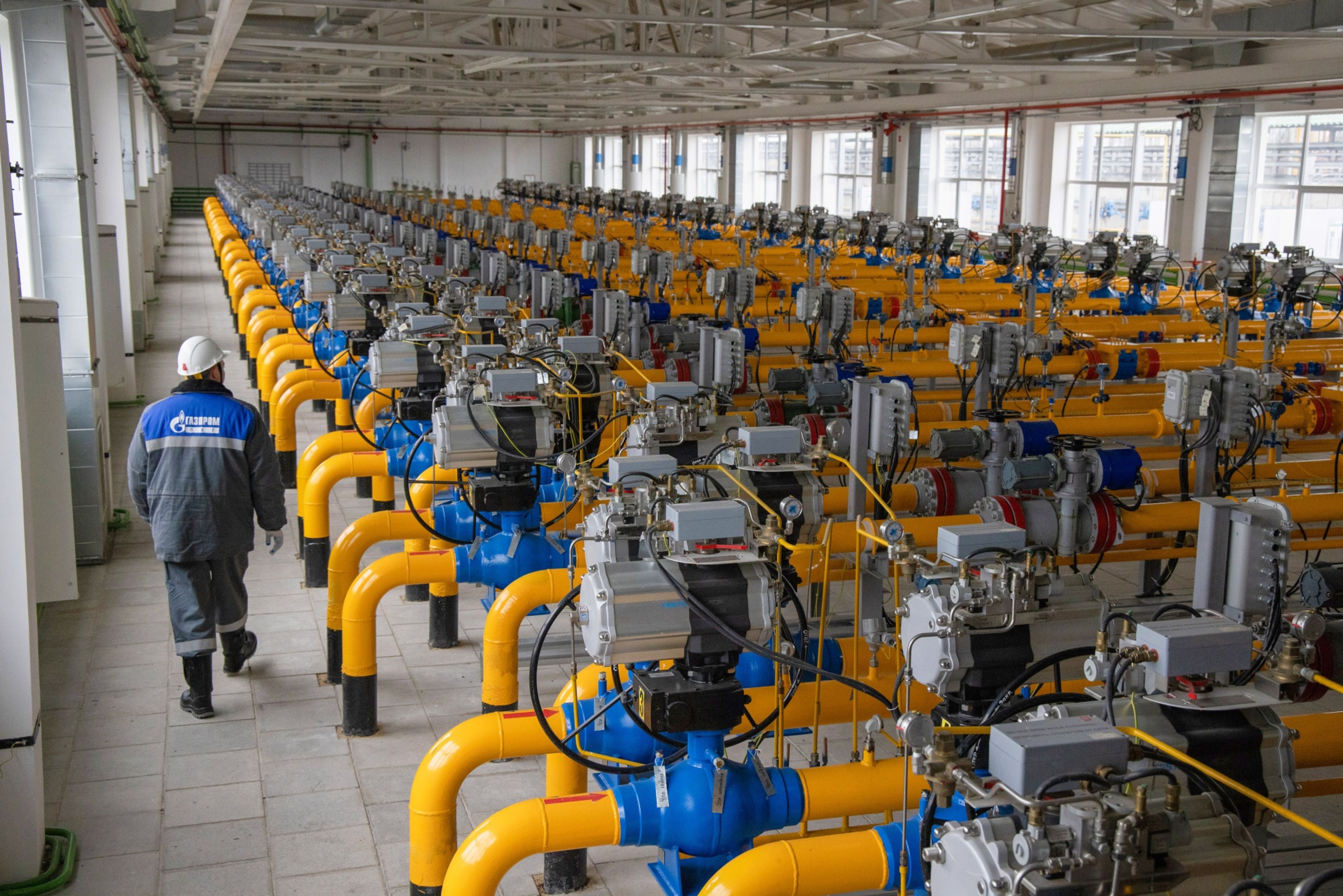 Gazprom PJSC's Kasimovskoye Underground Gas Storage Amid Euro Gas Crisis