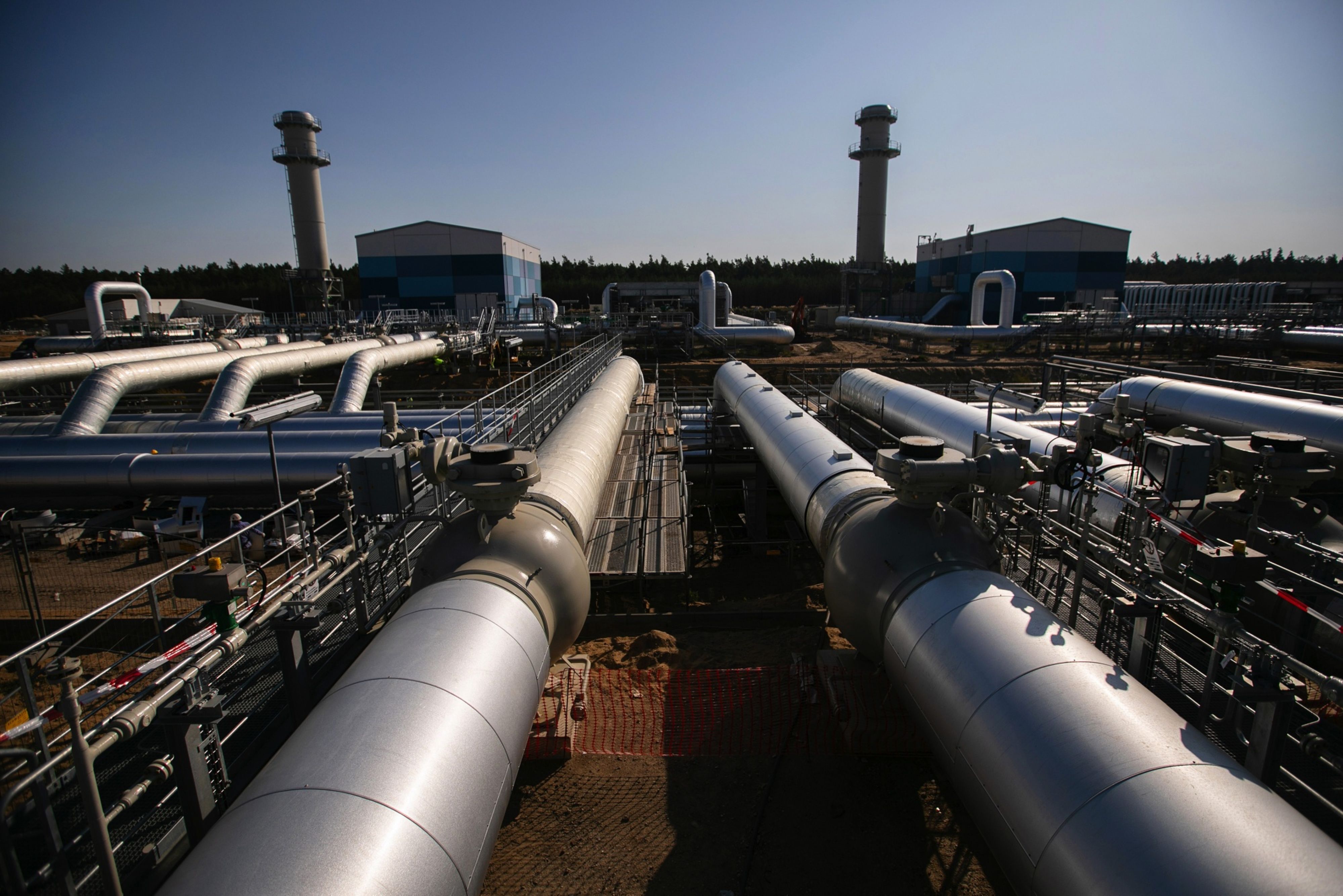 Construction of Nord Stream's EUGAL Pipeline Compressor Site