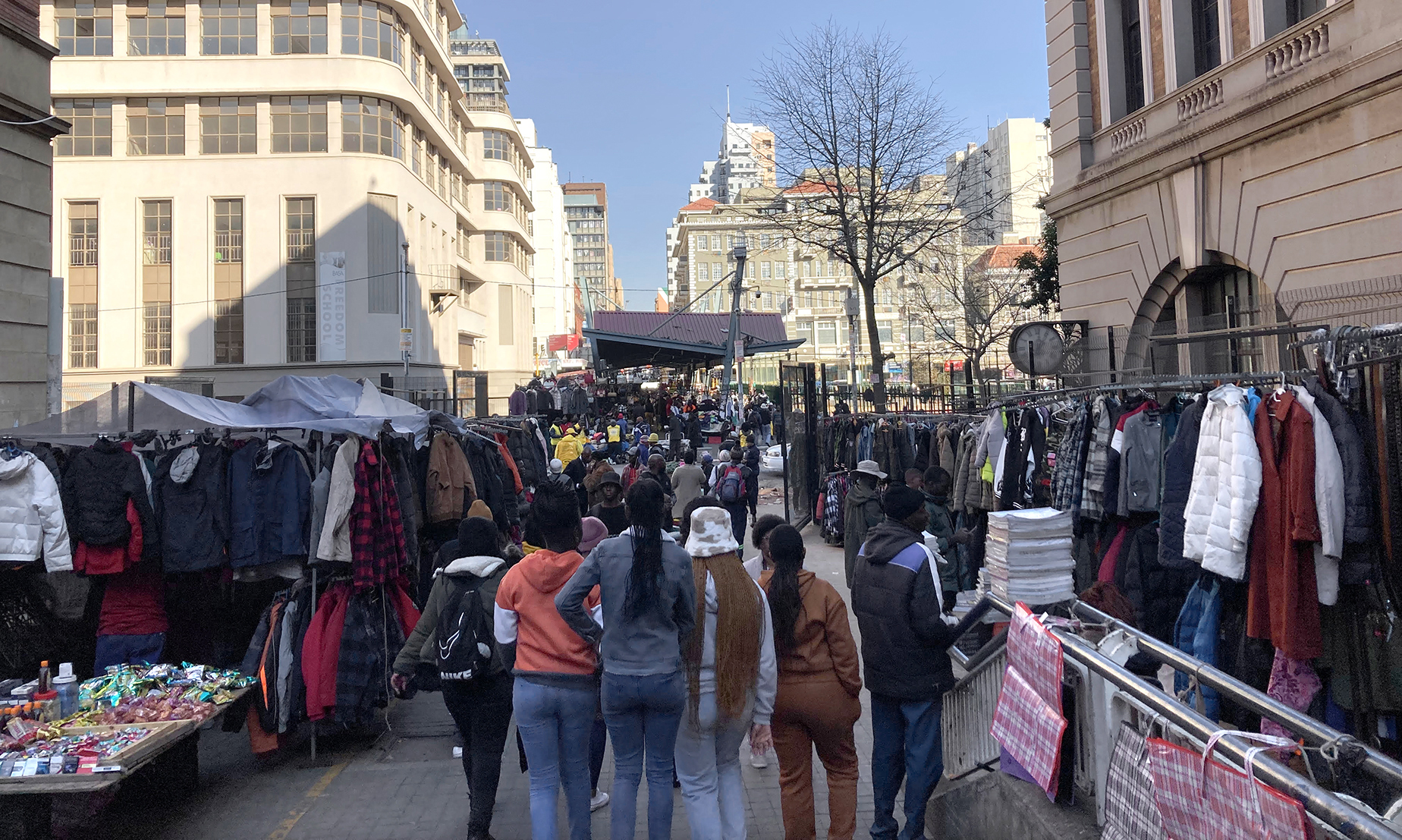 Traders back at Joburg’s Park Station for first time in three weeks after xenophobic threats