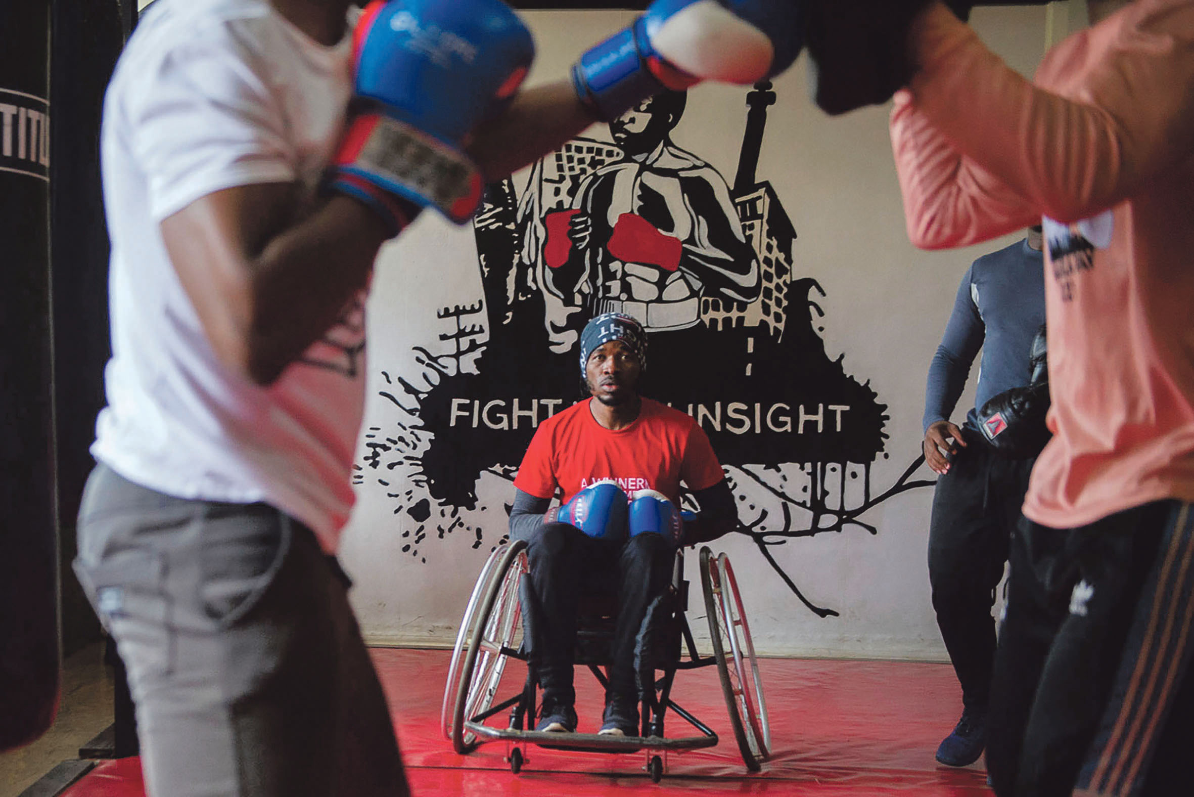 South Africa let me dream and the gym taught me love, says wheelchair boxer