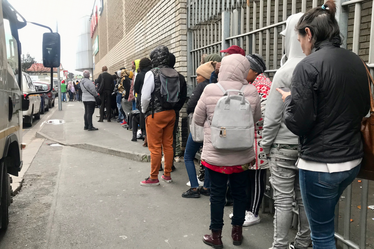 Queuing at dawn affords no guarantee of service at Bellville labour department