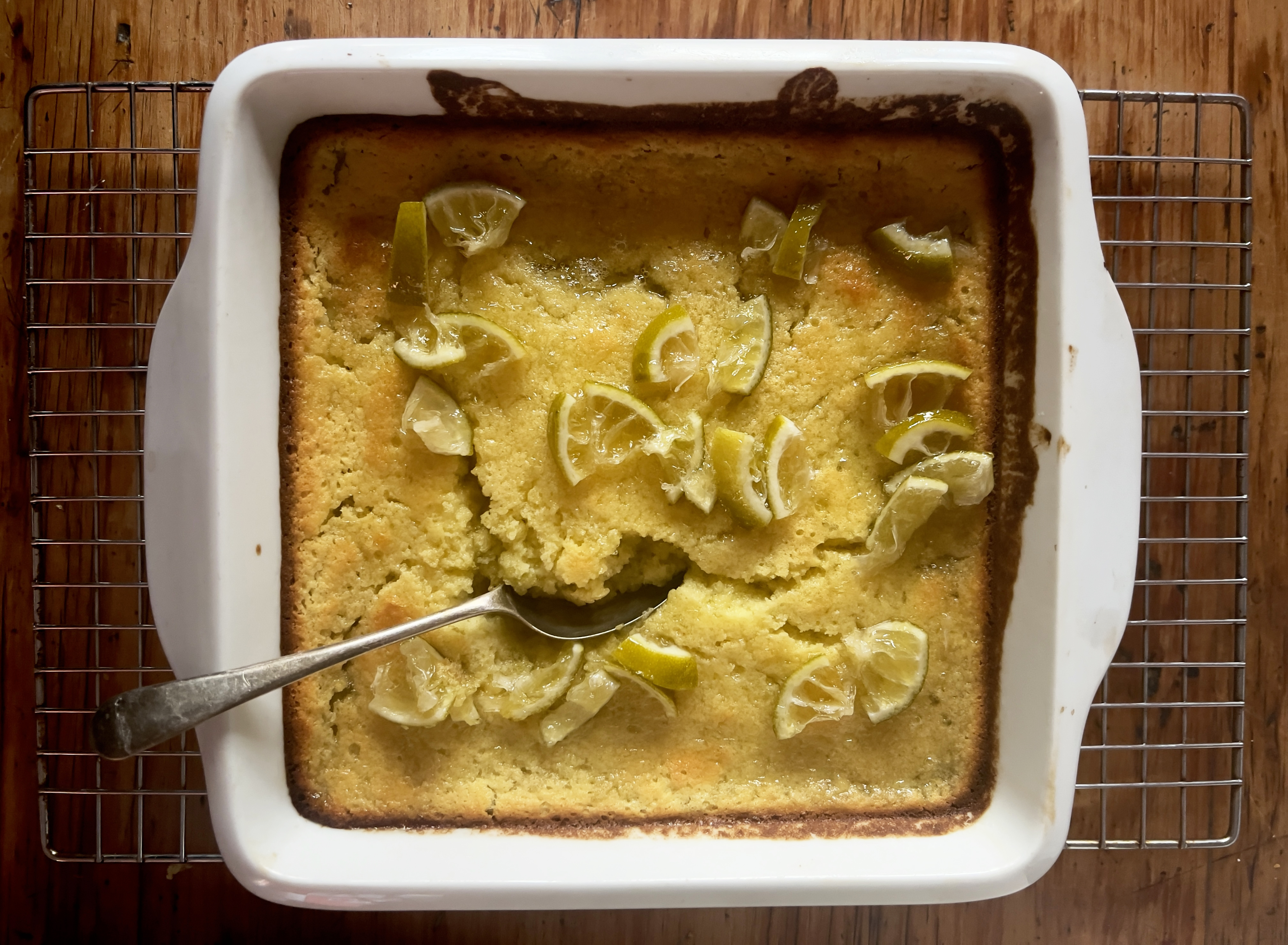 What’s cooking today: Hot lime pudding