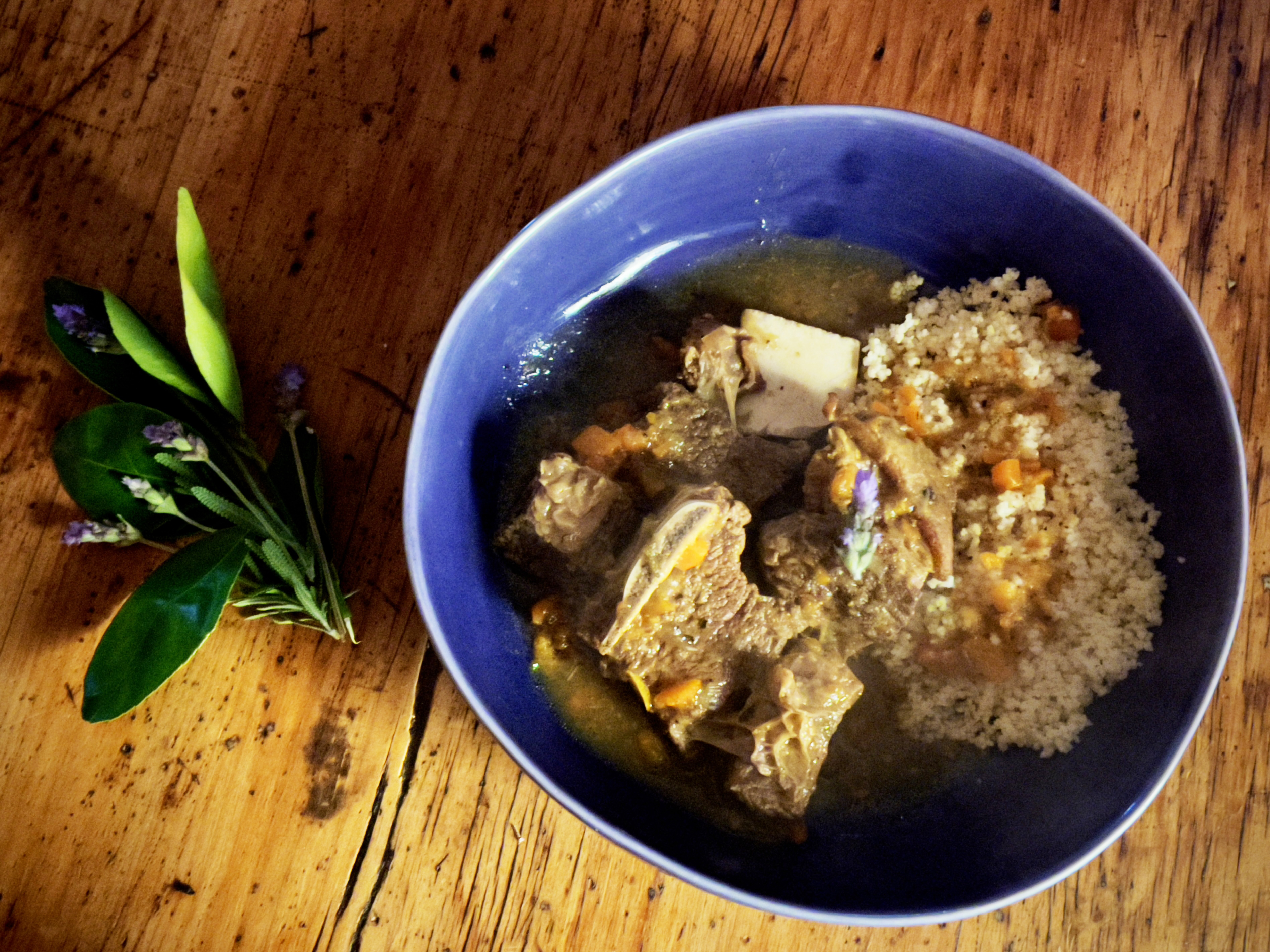 What’s cooking today: Beef short rib with lavender & orange