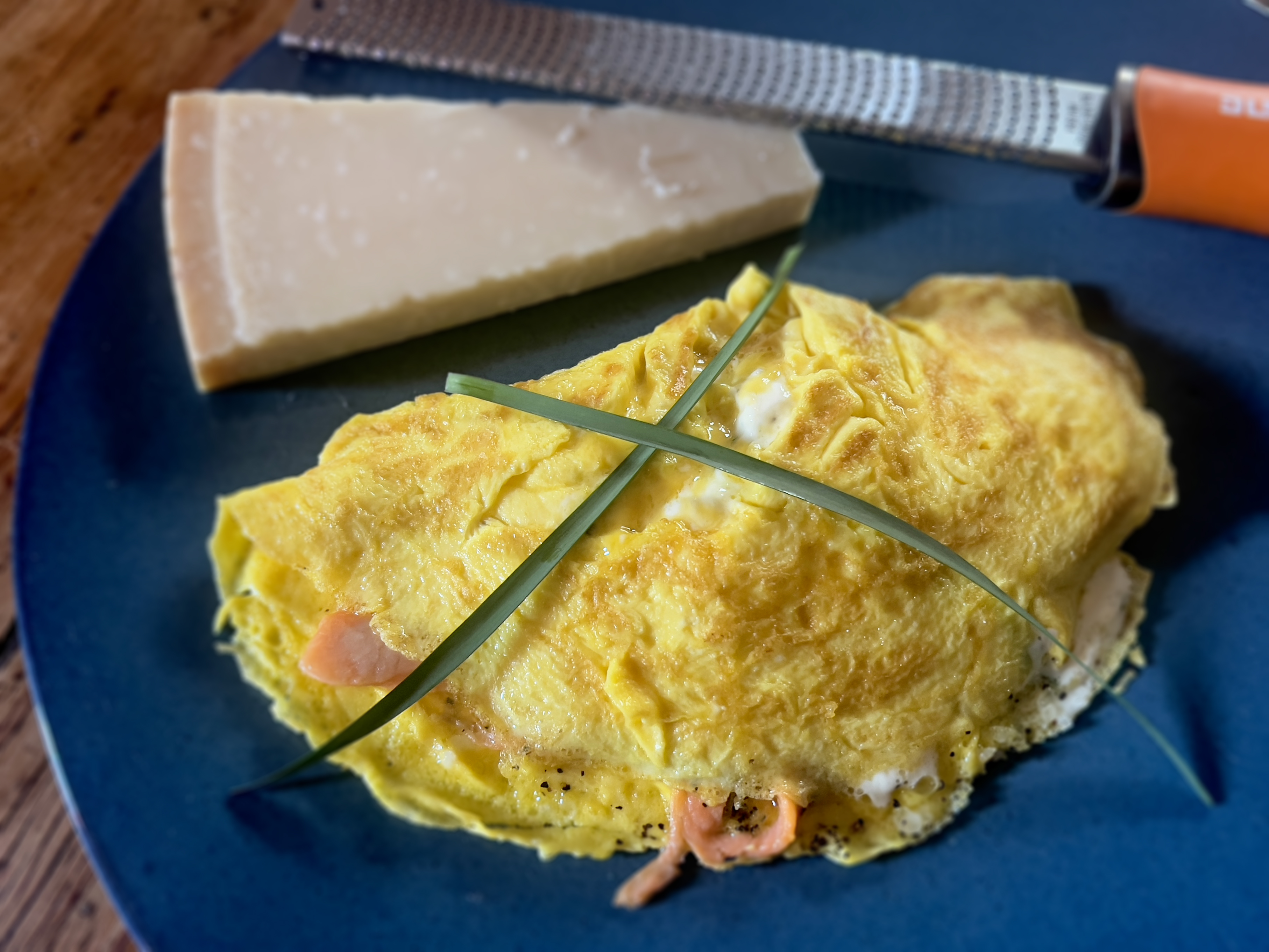 Lekker Brekker Monday: Smoked salmon omelette
