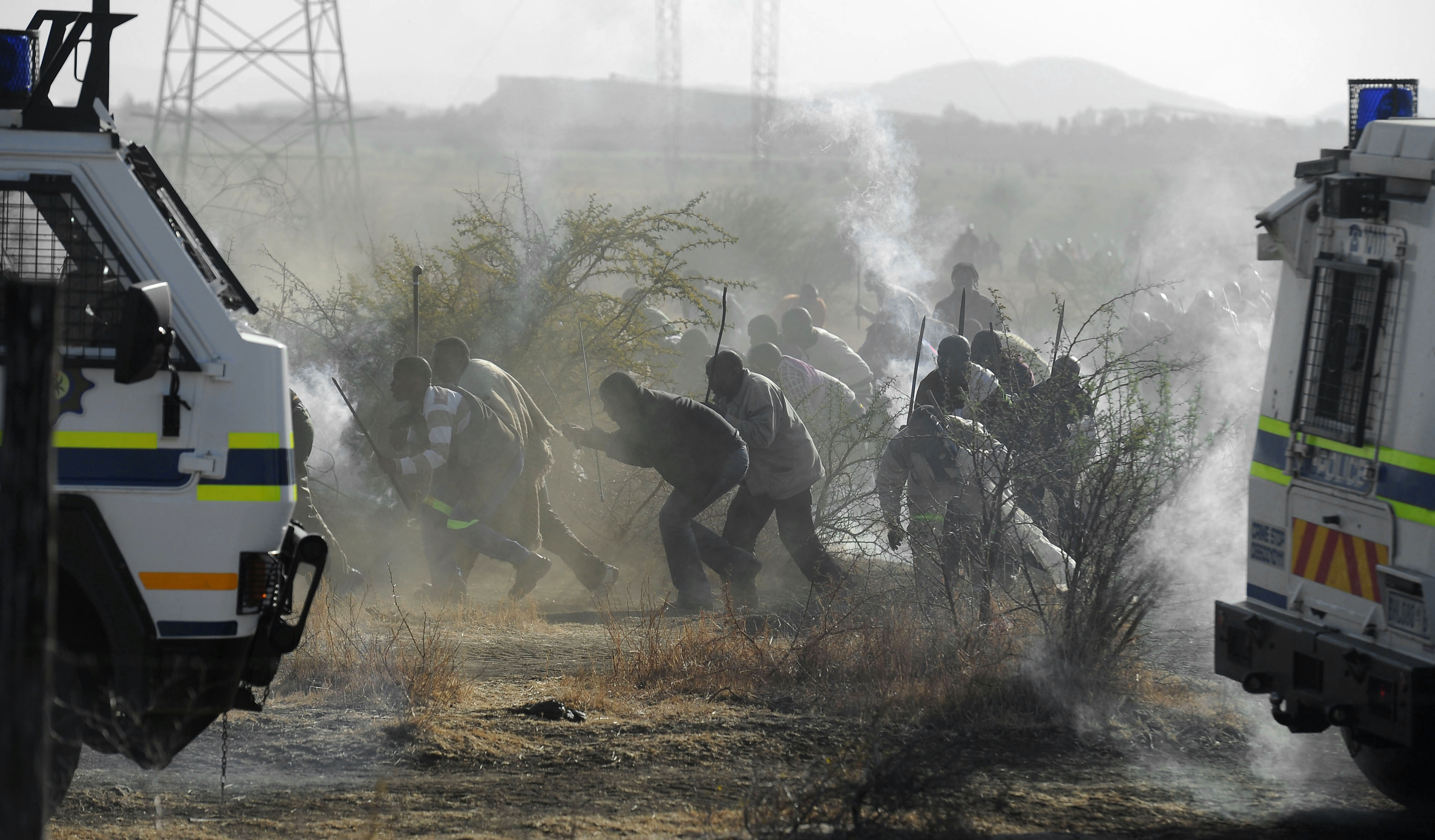 The smell of blood comes back to me as I think of Marikana