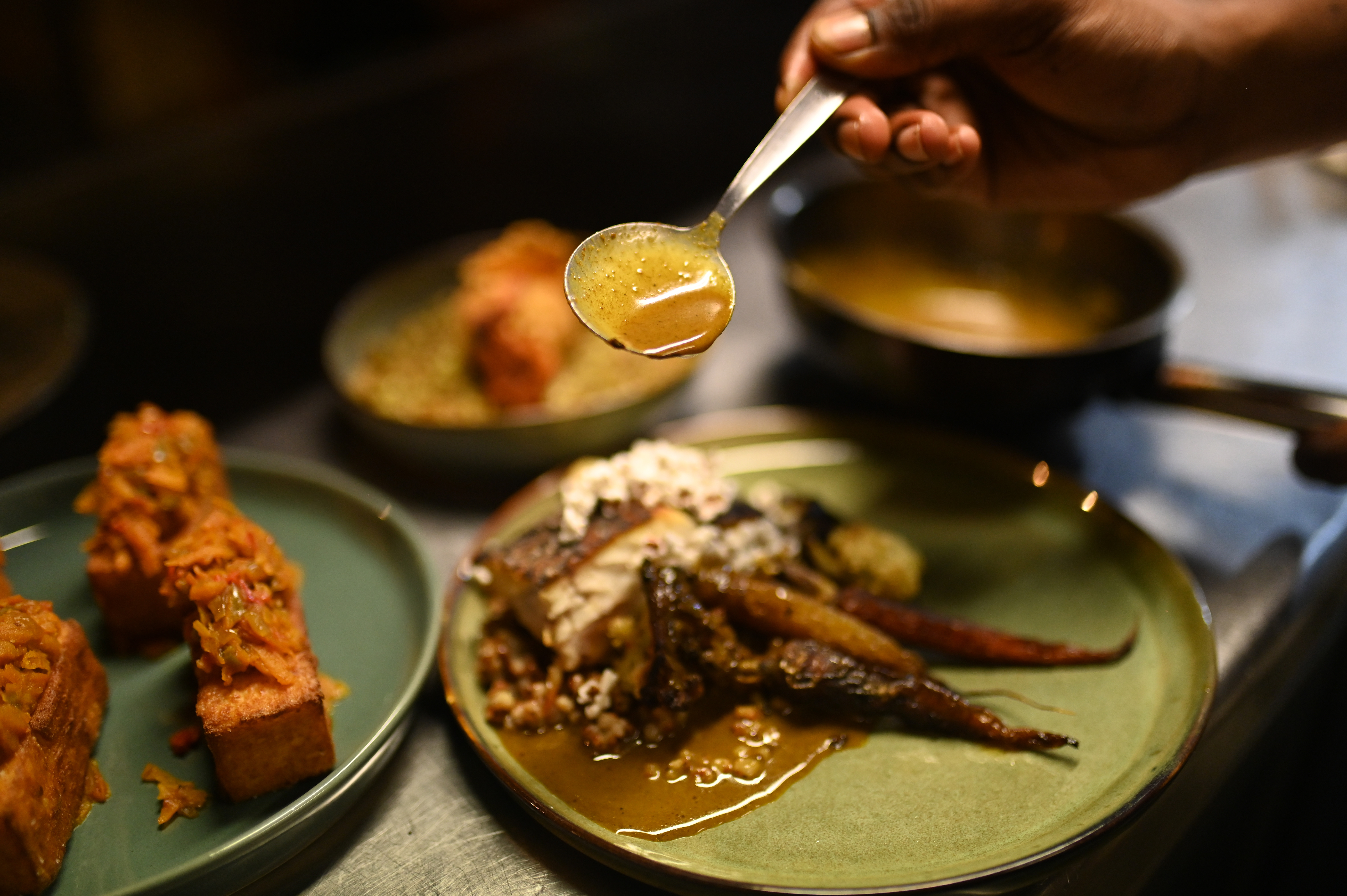 Origin goes Noir with coffee and food by night