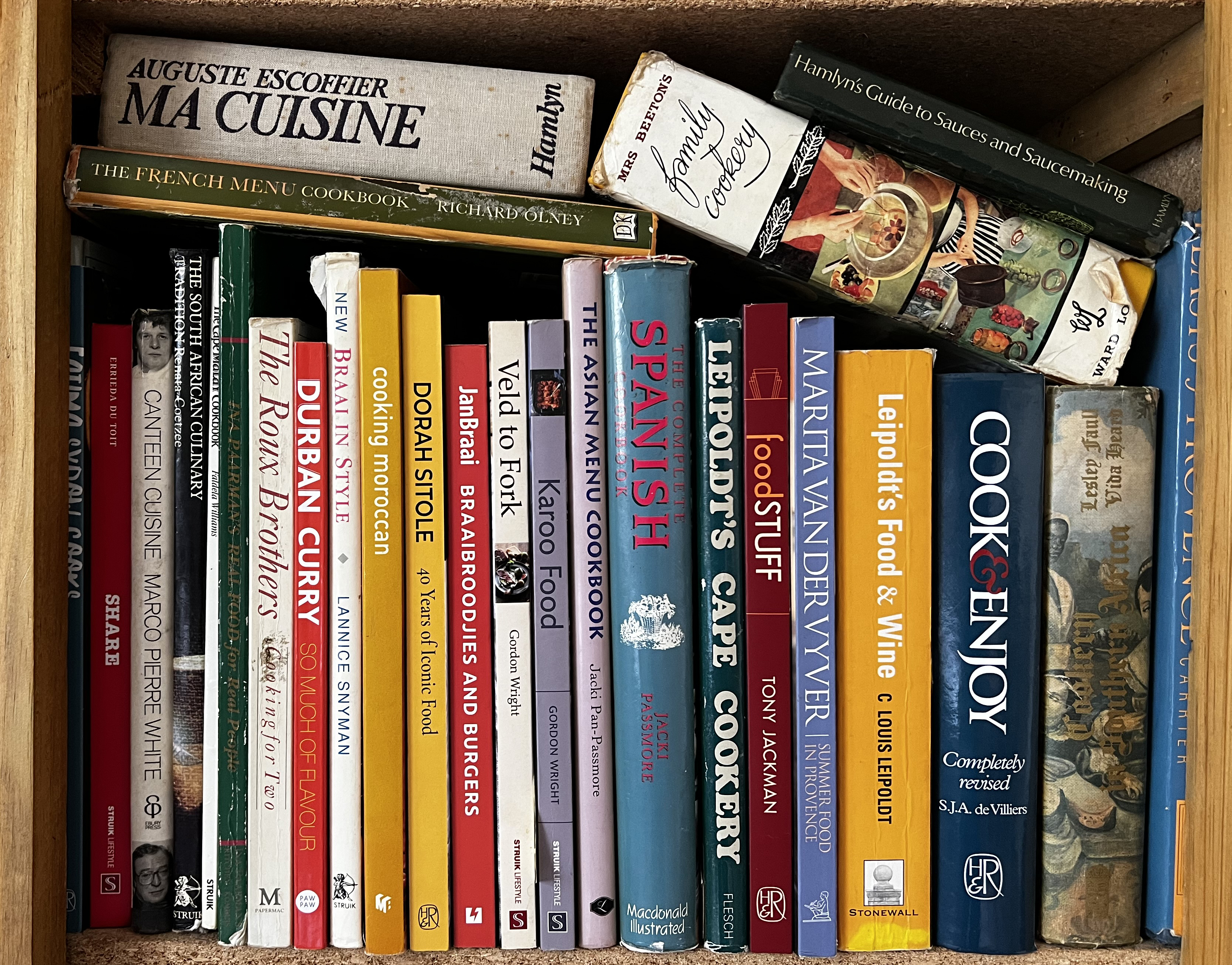 Cookbooks, from patisserie to food porn