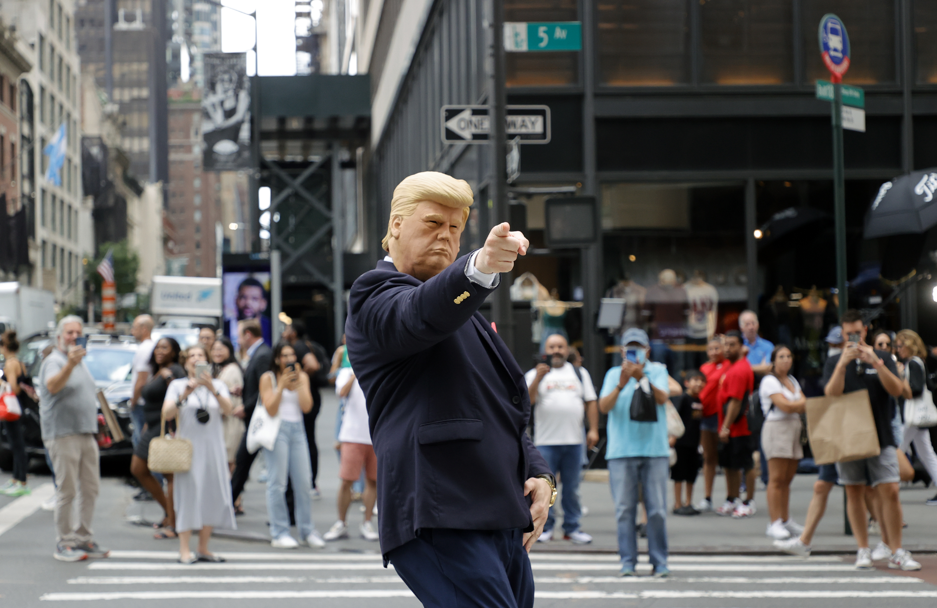 Former US President Donald Trump Deposed