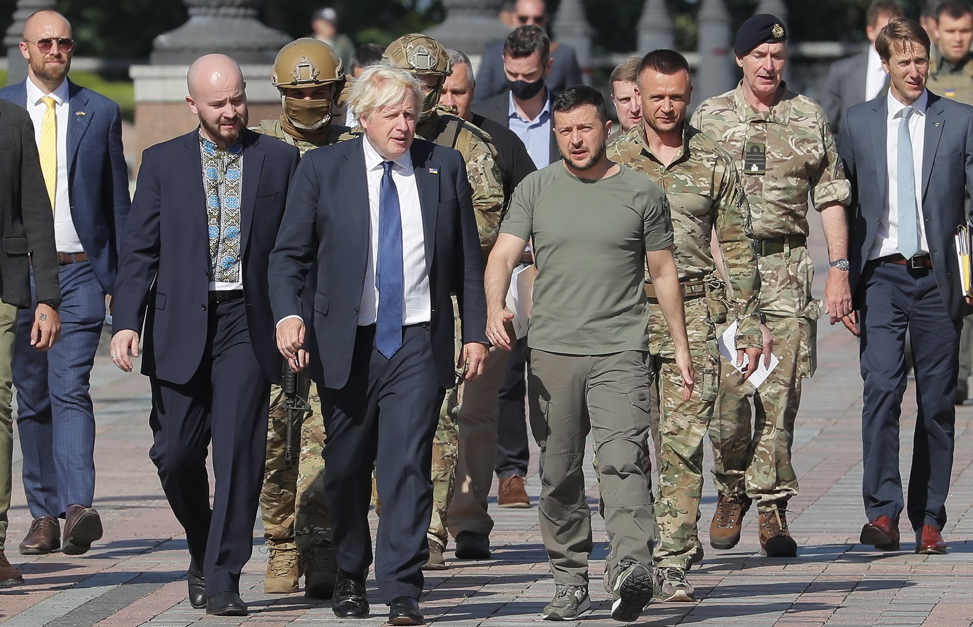 Biden announces $3bn military aid package; UK’s Johnson visits Kyiv