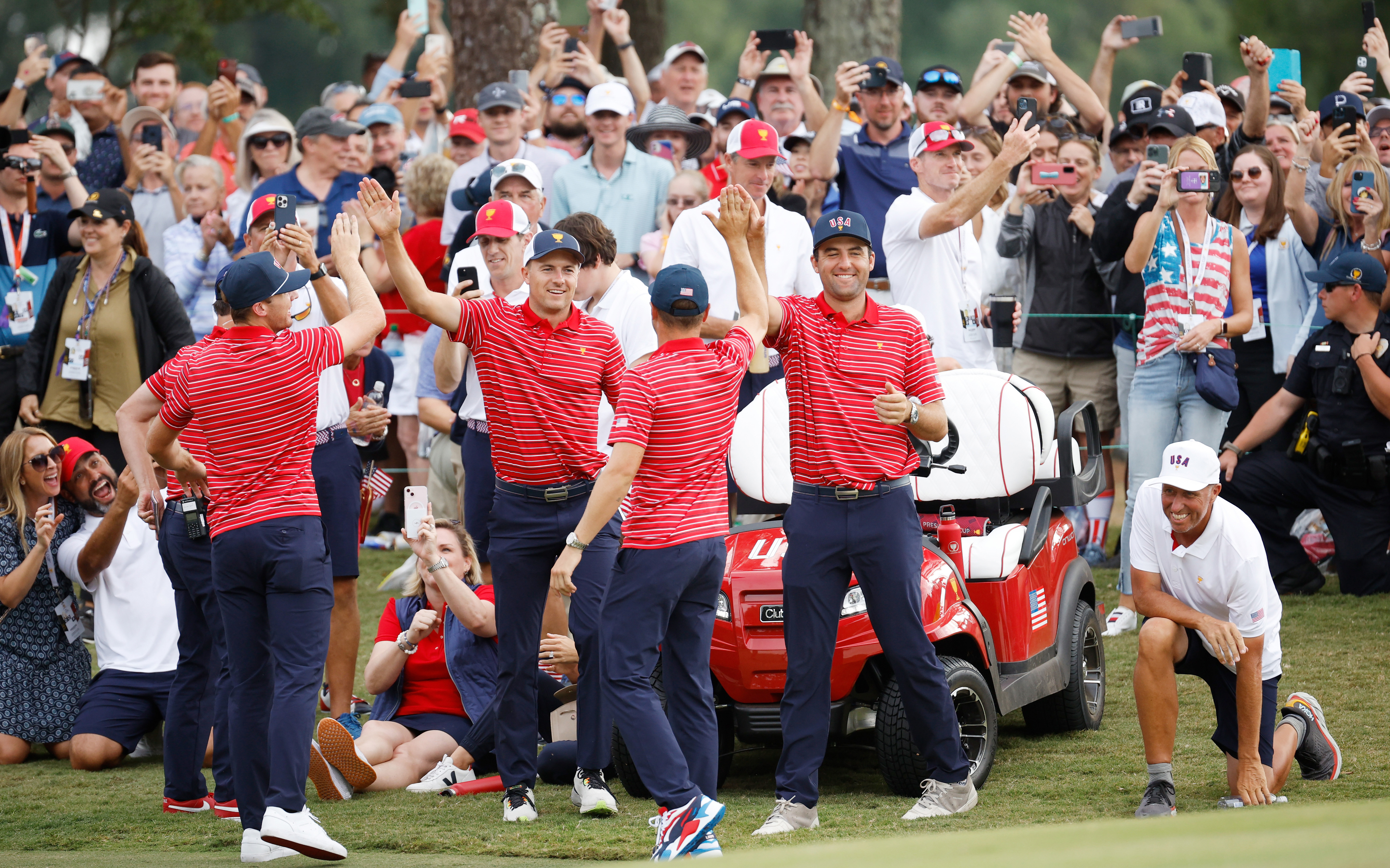 Internationals lose Presidents Cup but blood dogged new talent