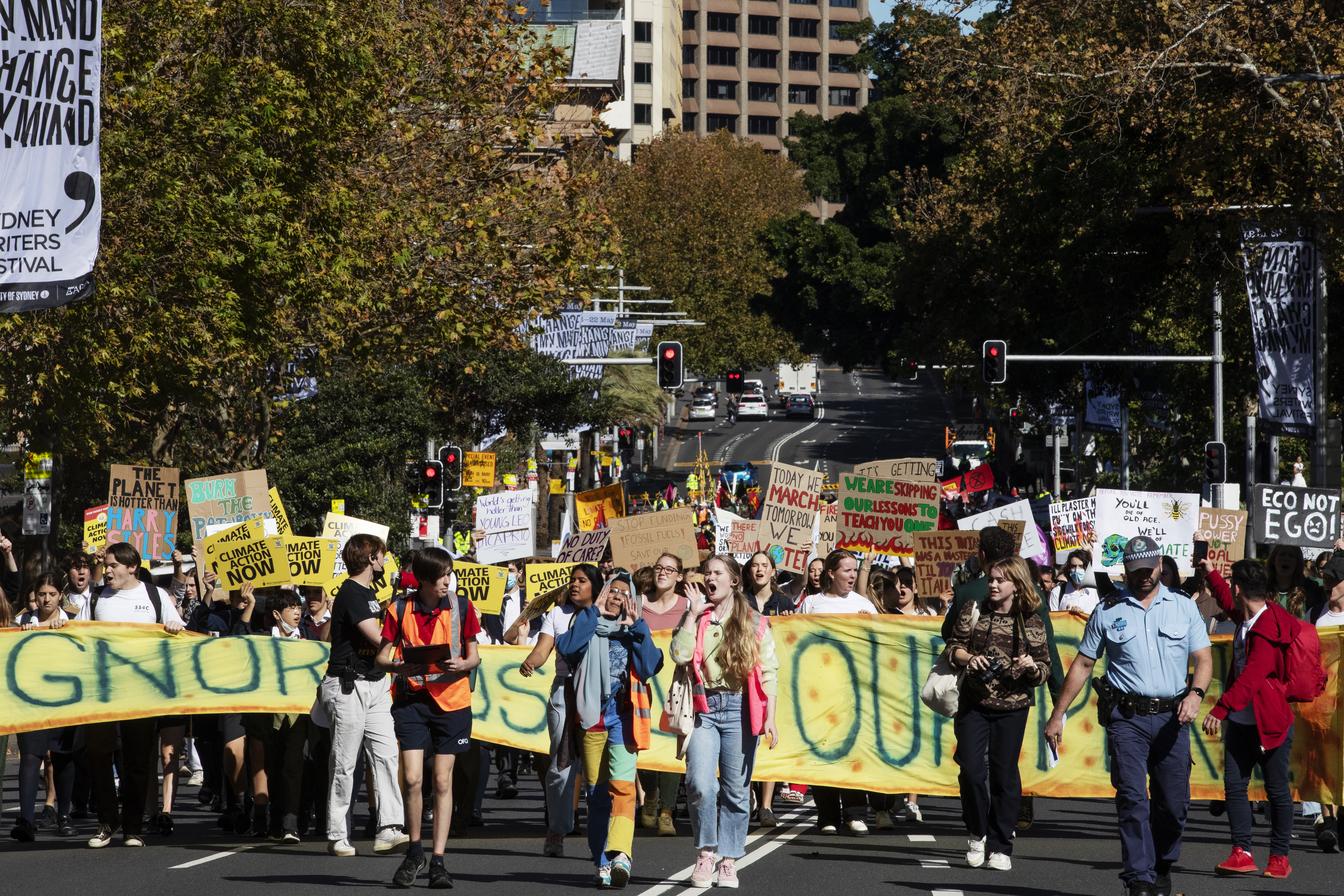 School Strike 4 Climate protest in Sydney