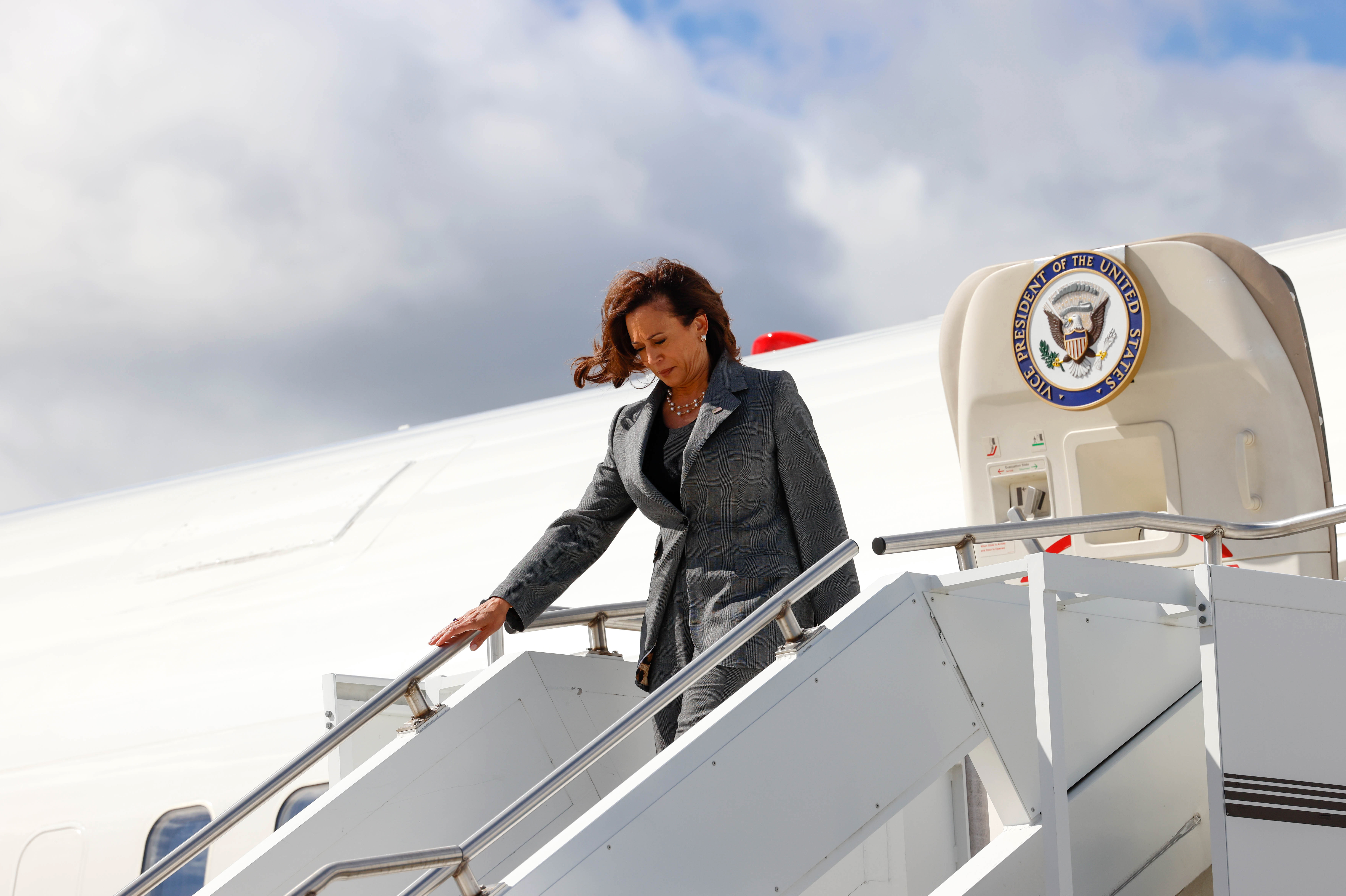 US Vice President Harris arrives in Wisconsin for Attorneys General conference
