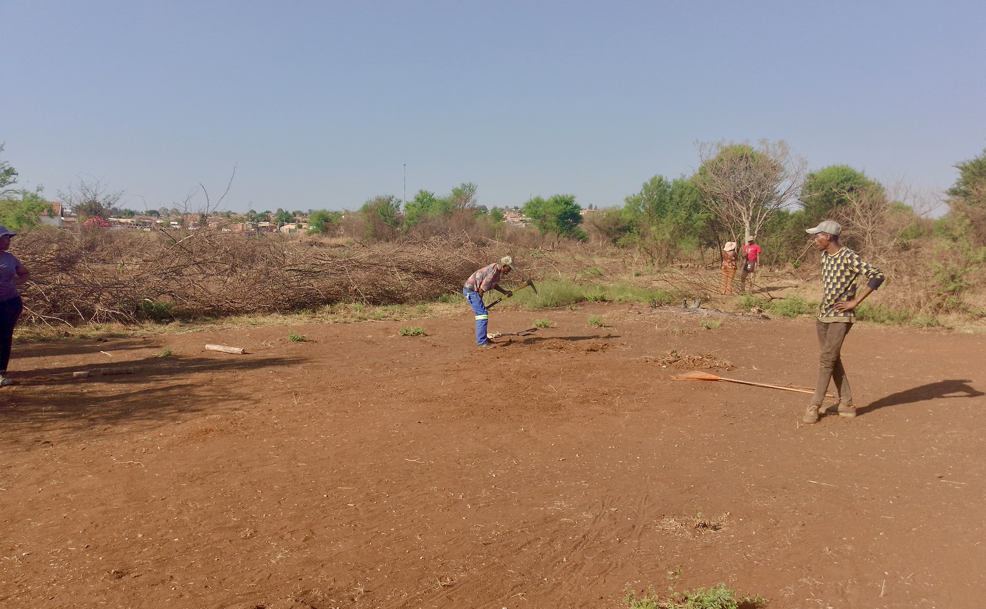 EFF branch chair Motsei Mathe encourages shack dwellers to occupy land in Tshwane