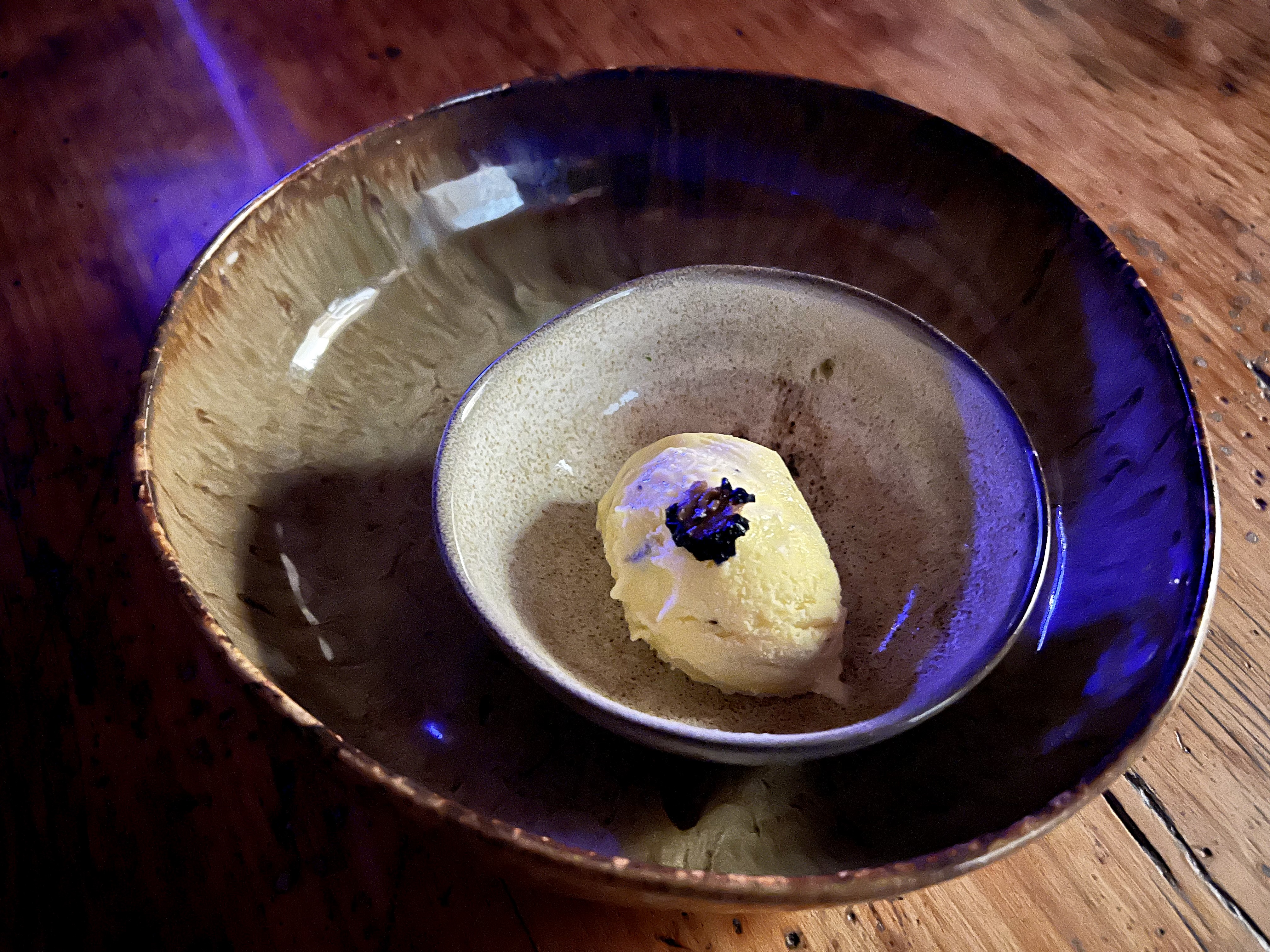 What’s cooking today: Black truffle ice cream