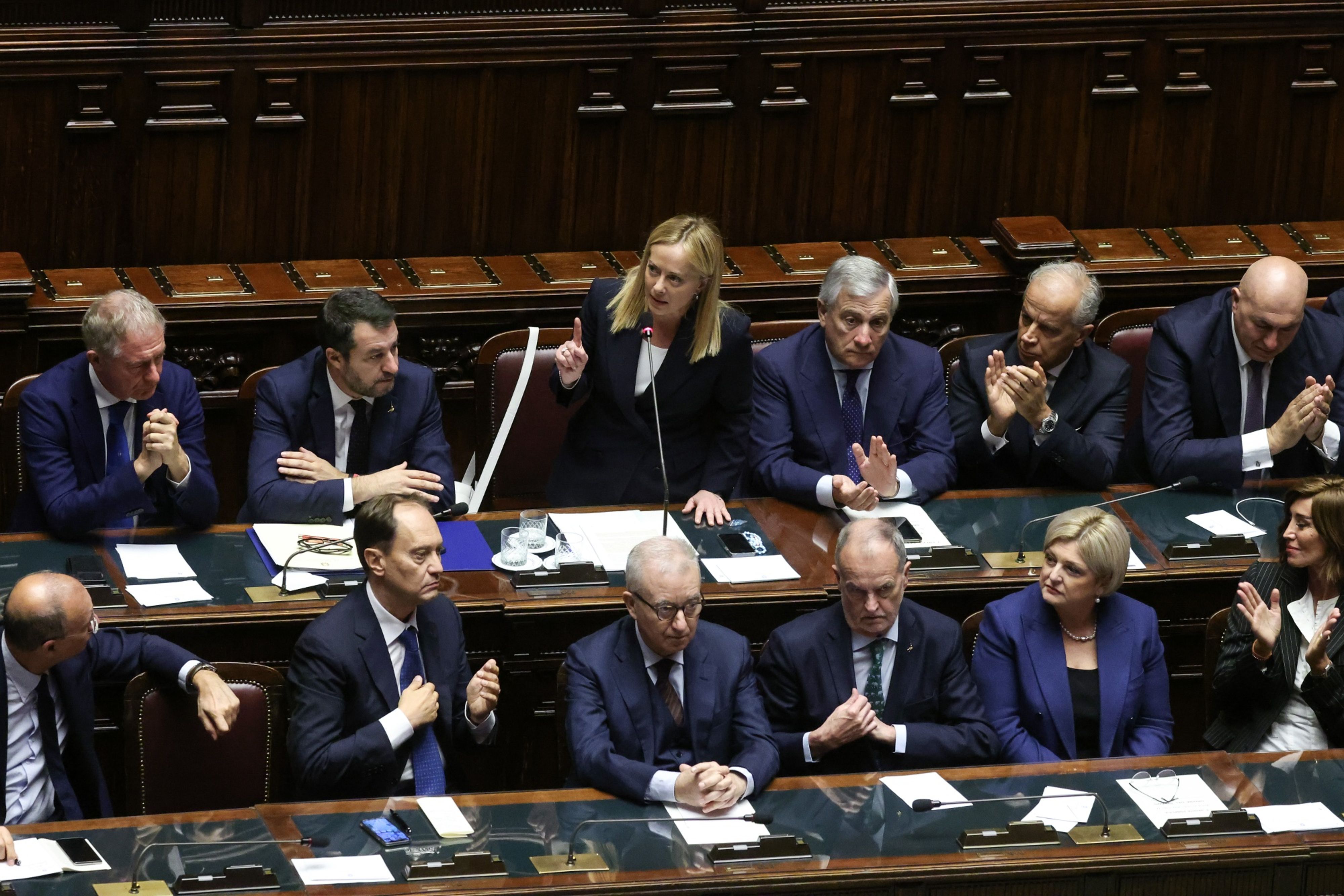 Italy's New Premier Giorgia Meloni Delivers First Speech To Parliament
