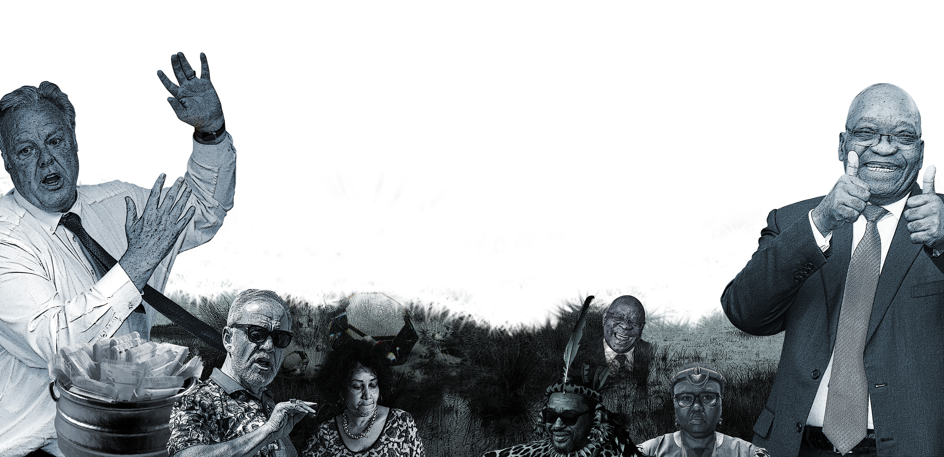 Jacob Zuma and Louis Liebenberg in Zulu-Boer wonderland