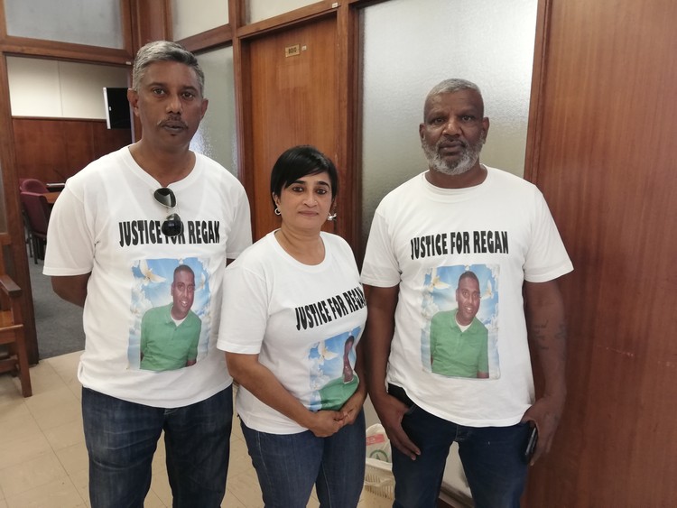 Regan Naidoo’s family members face 22 Durban police officers in court after his death in custody