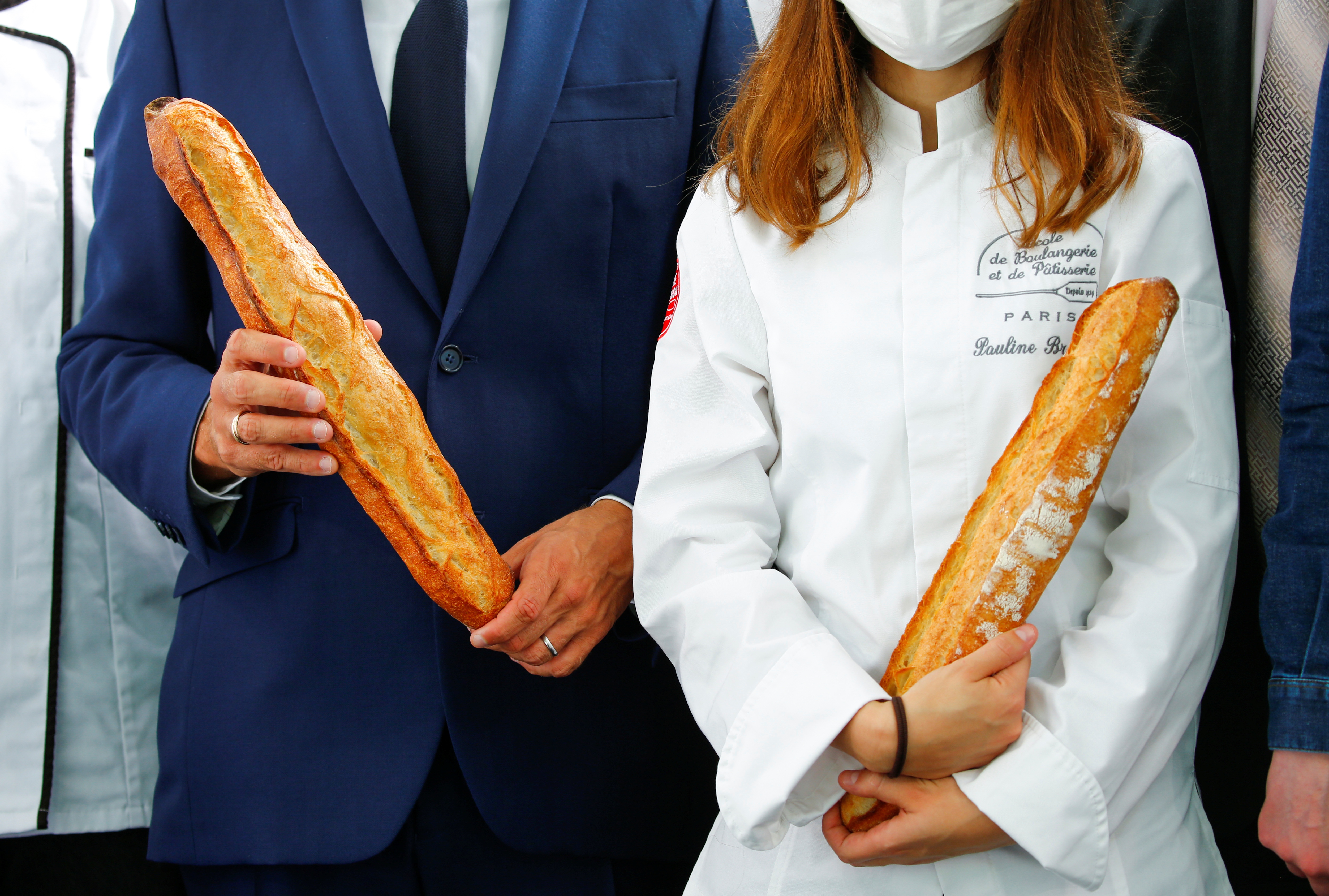 Macron visits SIRHA in Lyon