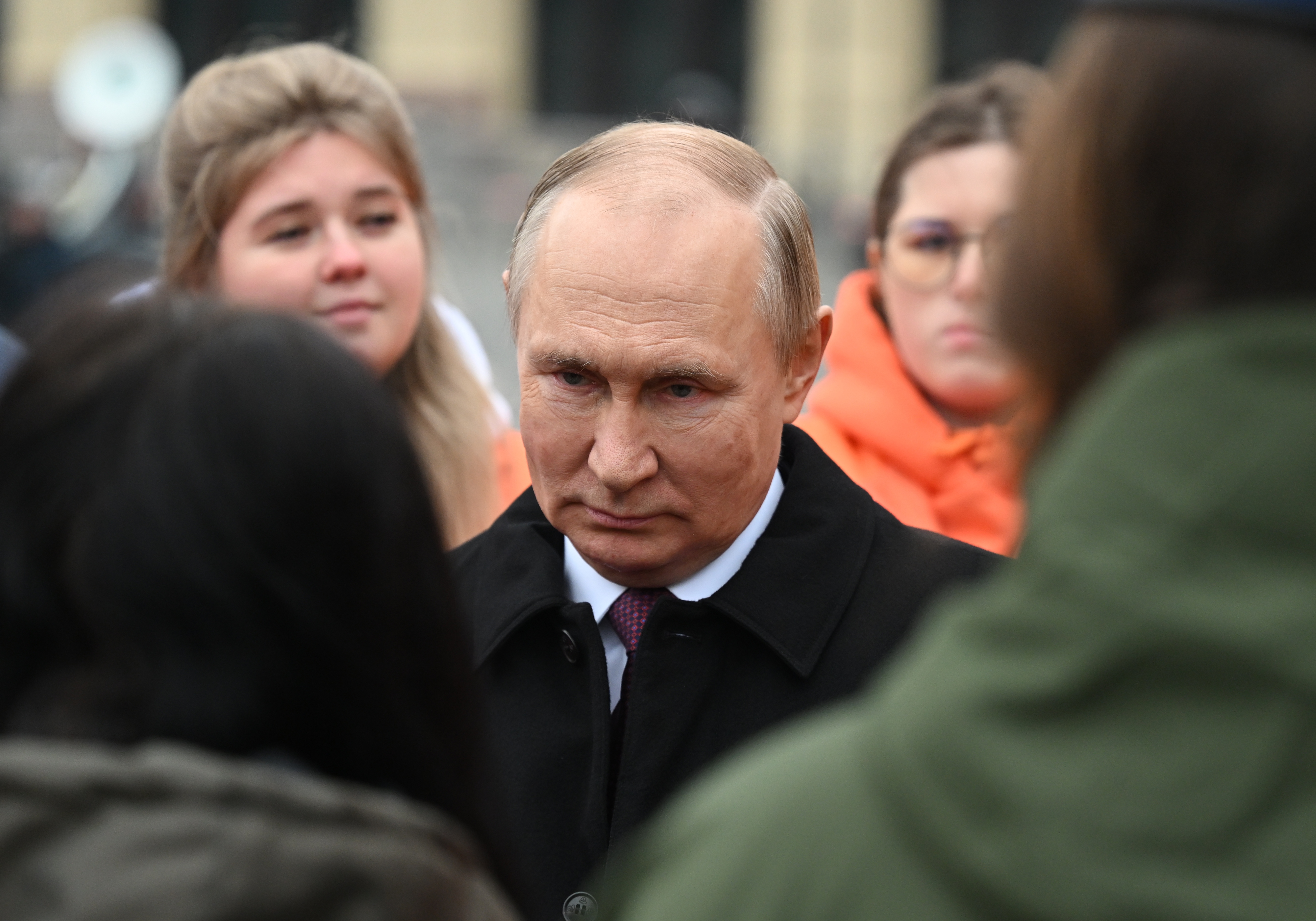Russian President Vladimir Putin takes part in National Unity Day celebrations