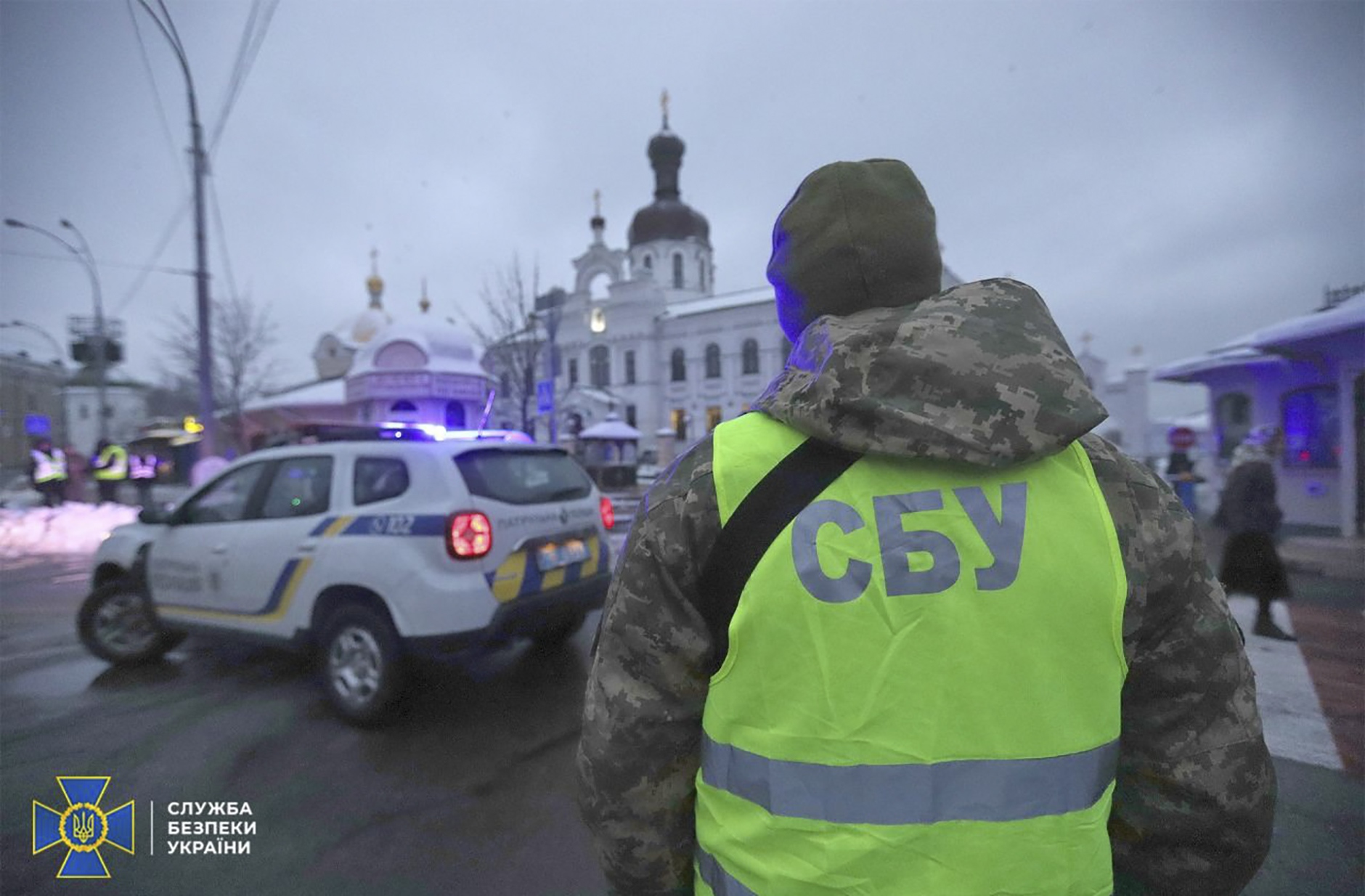 Ukraine's security service raids Kyiv monastery, suspects Russian sabotage