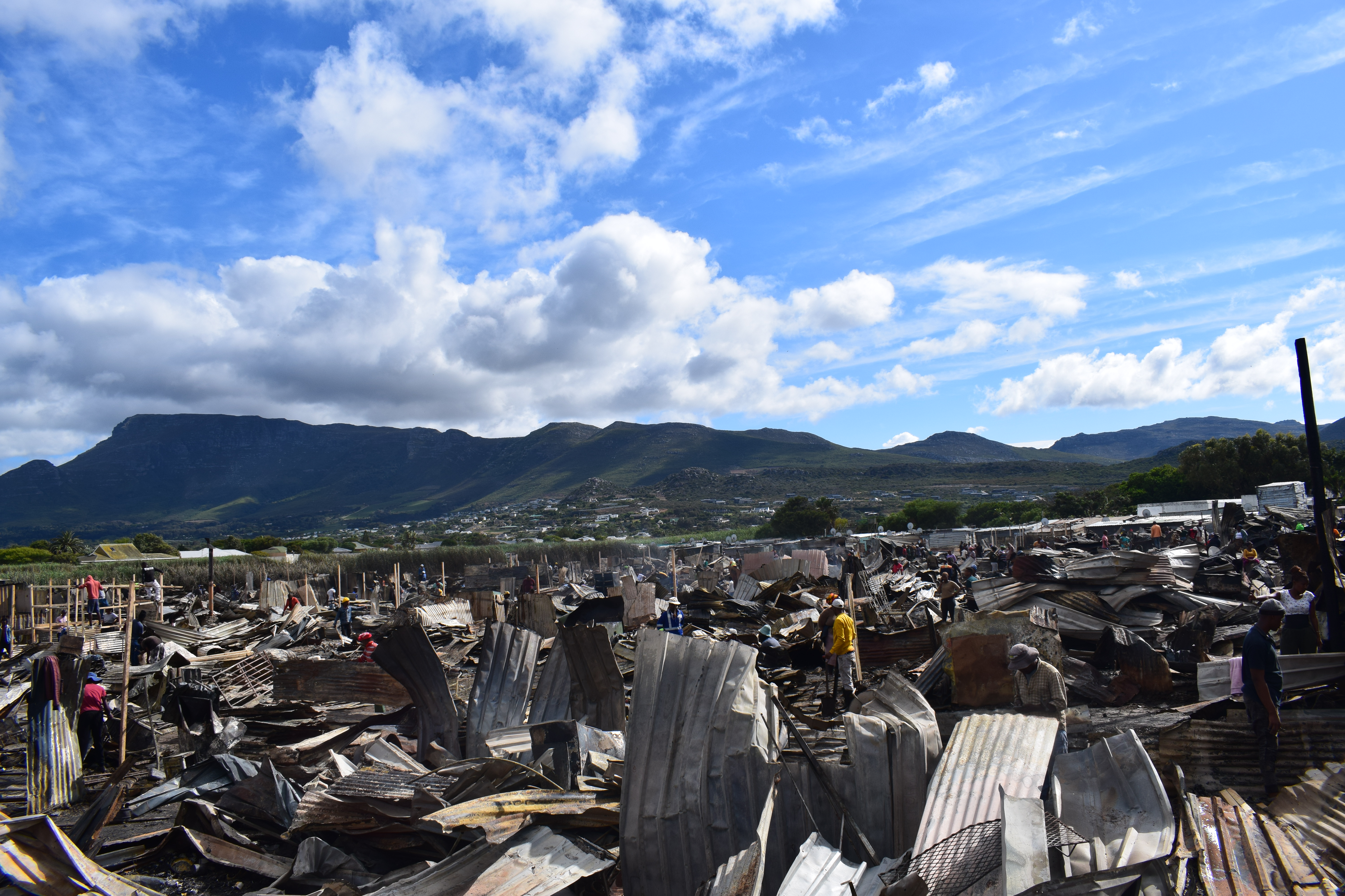 Masiphumelele residents left to pick up the pieces after second devastating fire in less than a month