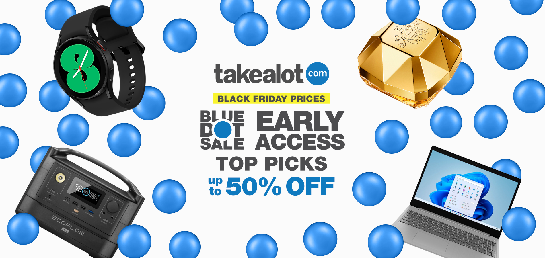 Get Early Access to the Takealot.com Blue Dot Sale - Top Picks at Black Friday Prices!
