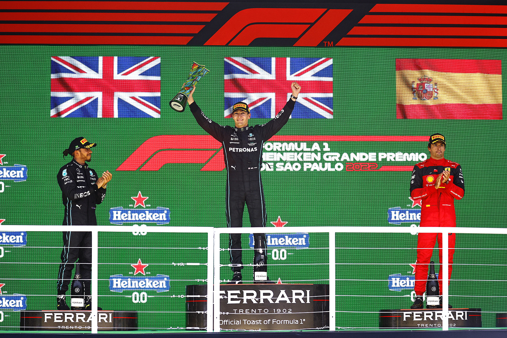 Mega weekend for Mercedes as Russell clinches maiden win