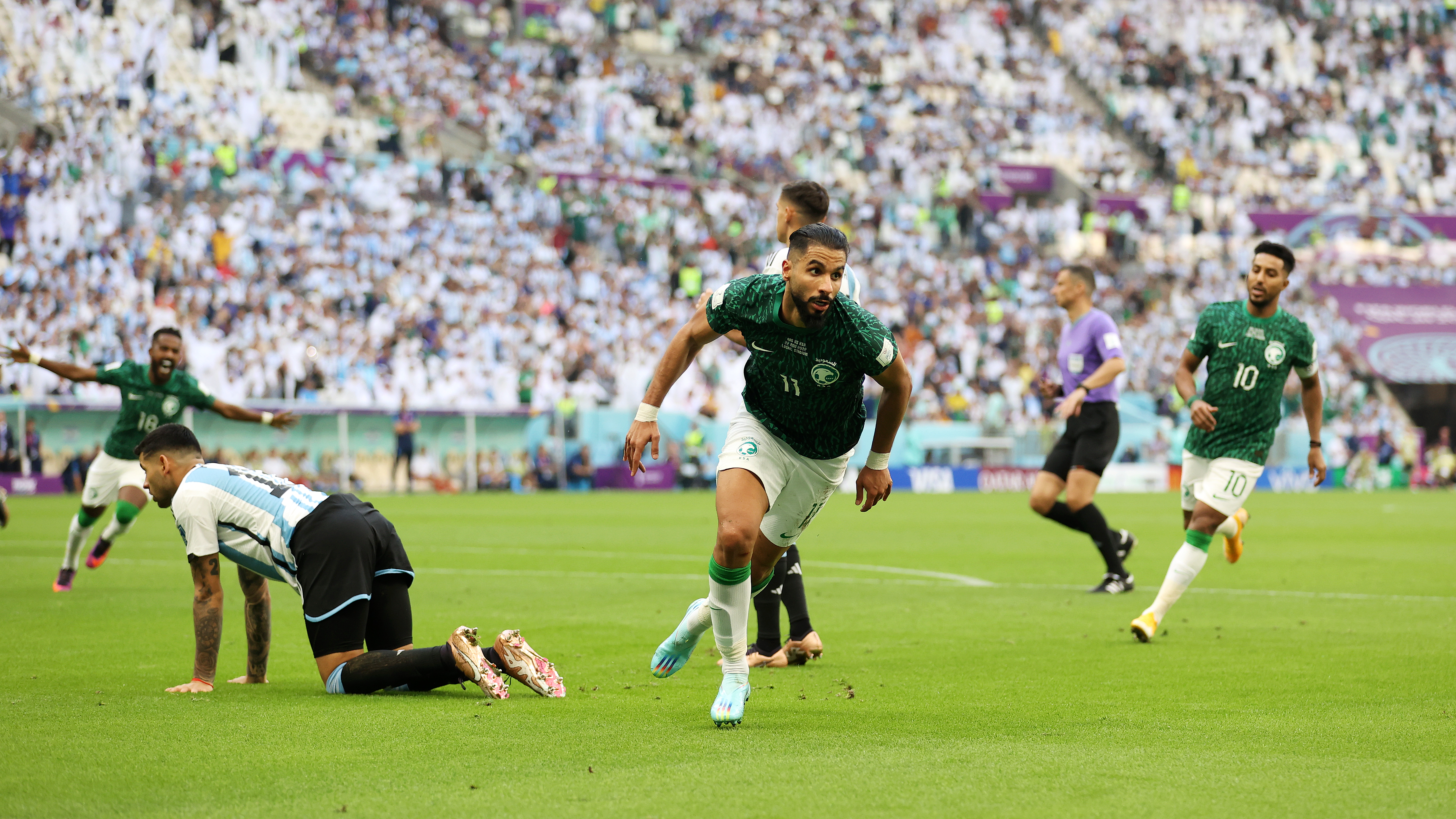 Saudi Arabia stun Messi's Argentina with 2-1 comeback win in World Cup triller