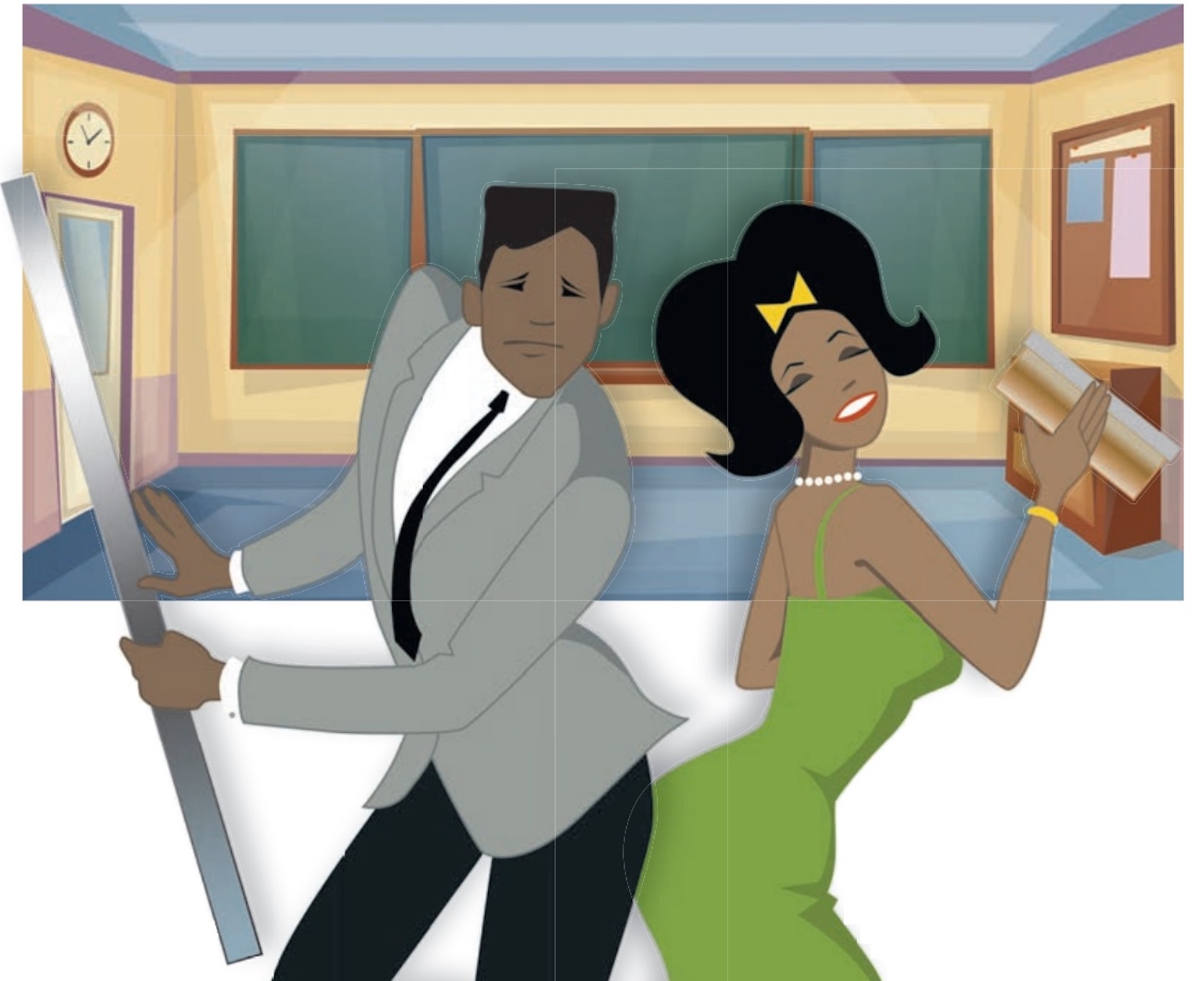 Old-school teachers might have been sadists wielding fan belts, but man did they have style