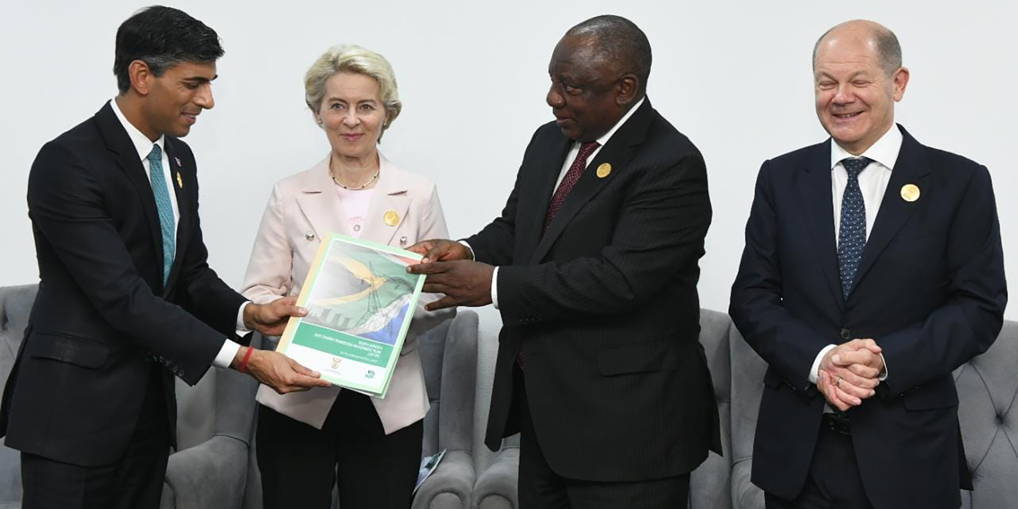 SA formally hands over R1.5-trillion clean energy investment plan to International Partners Group in Egypt