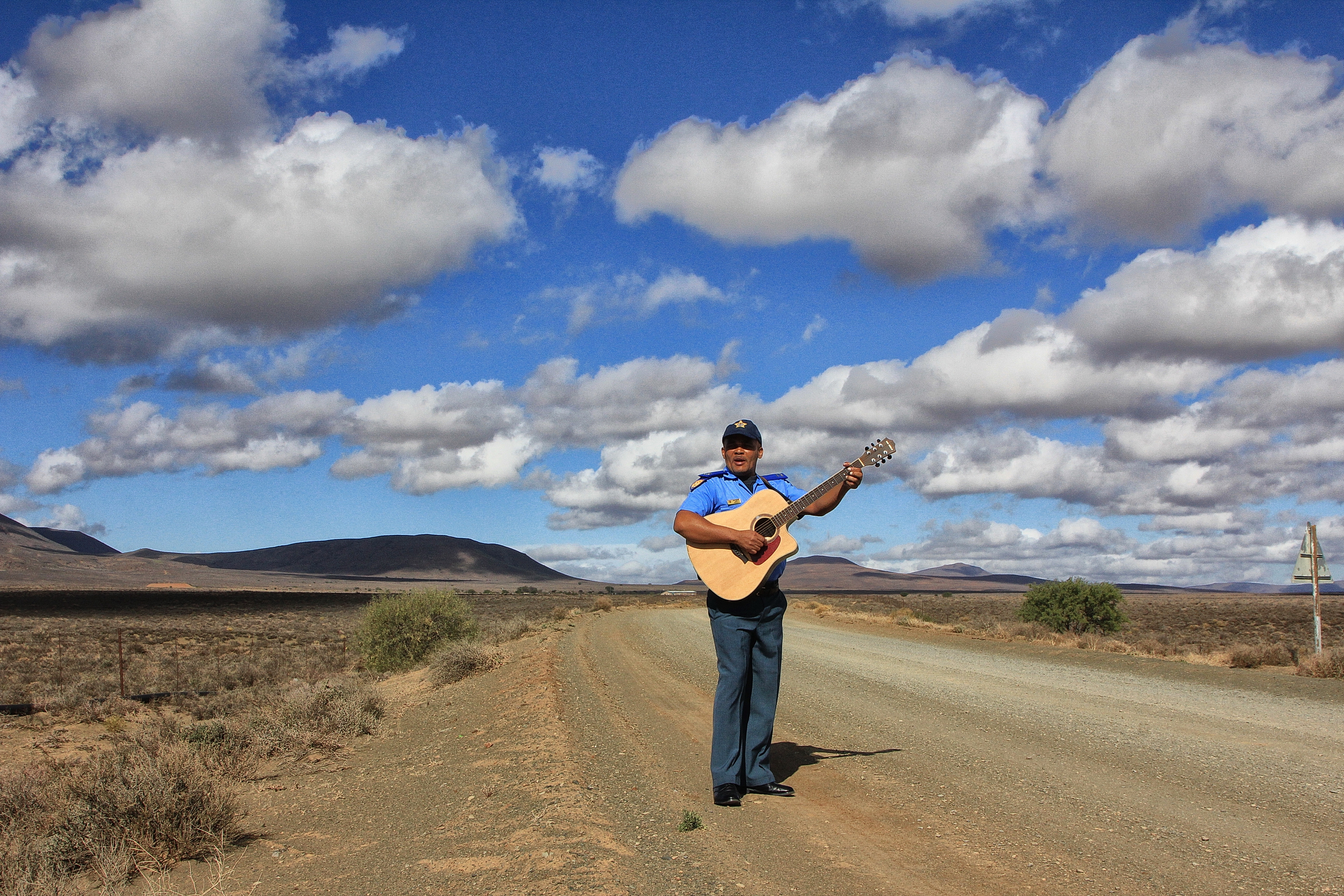 The singing, dancing, snake-catching speed cop of Calvinia
